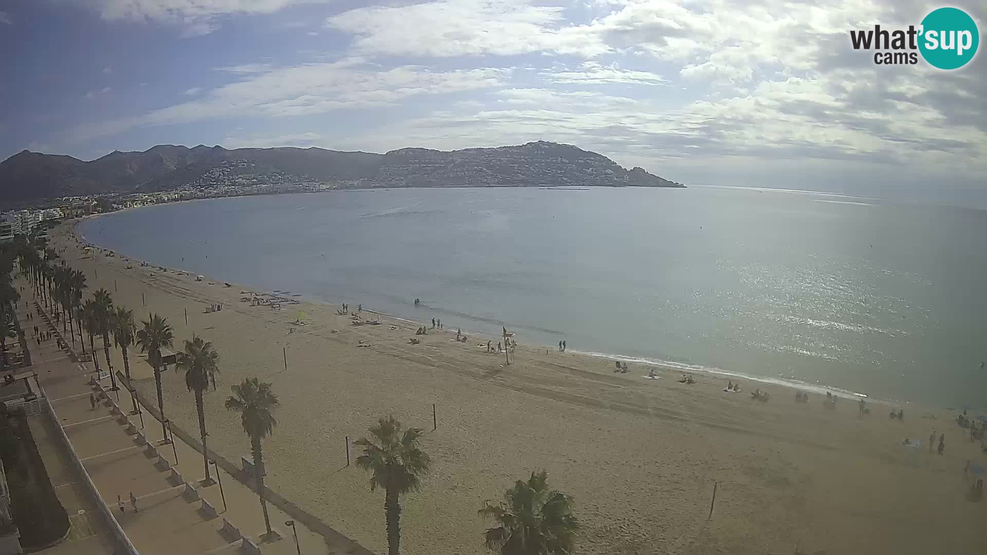 Webcam Costa Brava Roses Strand – Montecarlo Hotel livecam Spanien