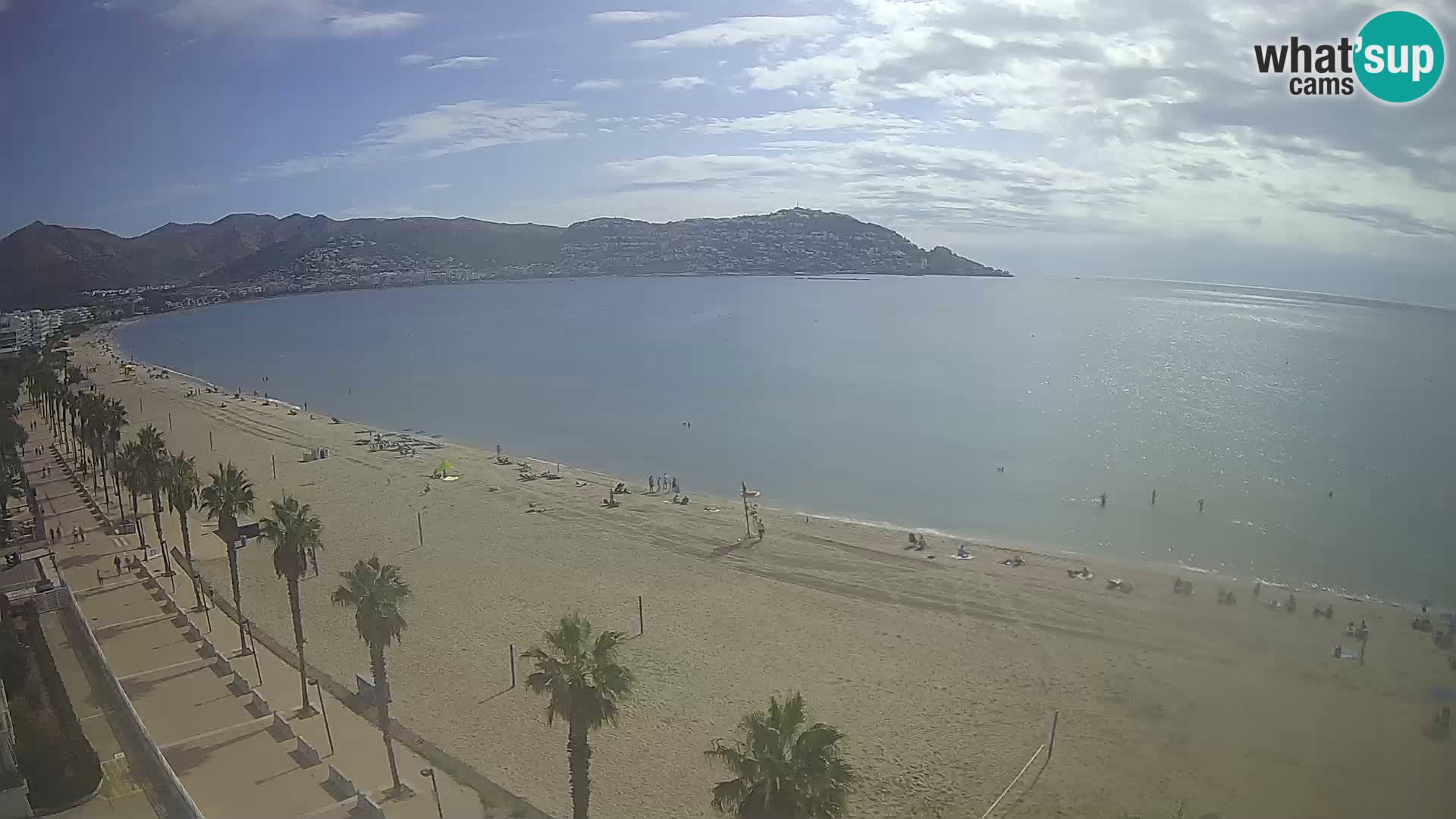 Webcam Costa Brava Roses Strand – Montecarlo Hotel livecam Spanien
