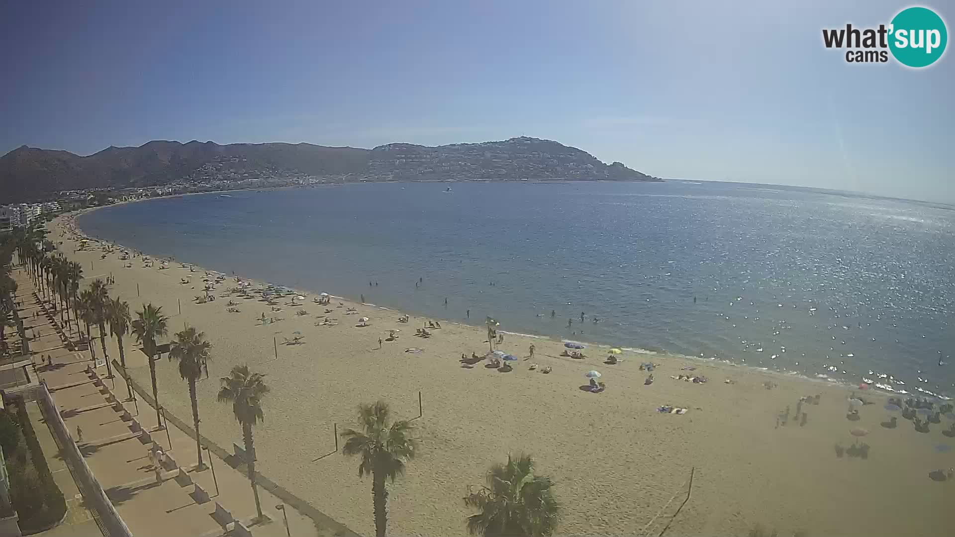 Roses camera en vivo playa Costa Brava- Hotel MonteCarlo