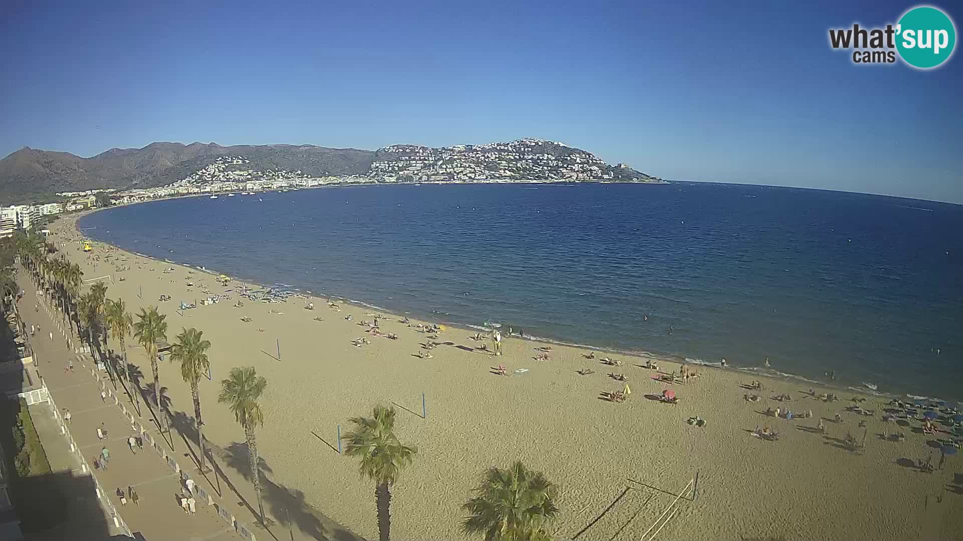 Roses camera en vivo playa Costa Brava- Hotel MonteCarlo