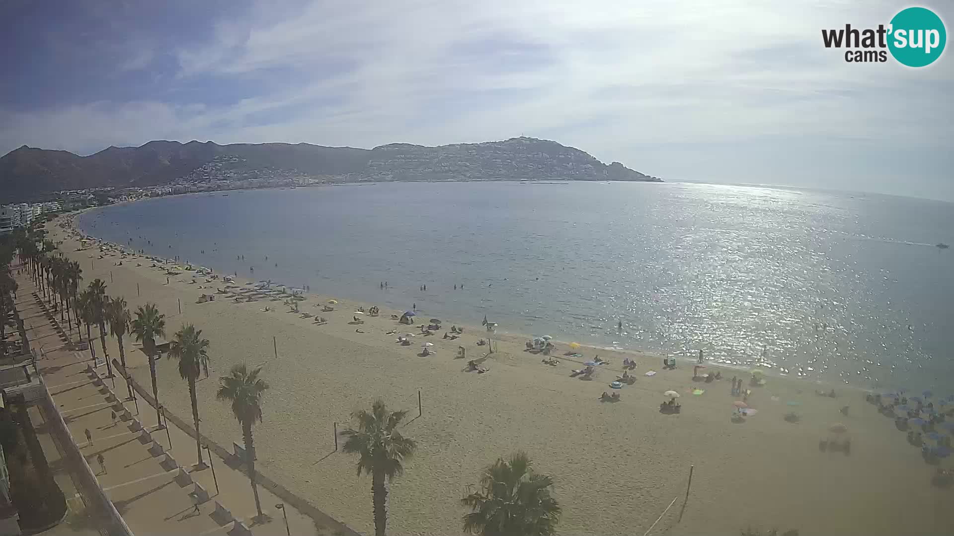 Live cam Roses  – Costa Brava spiaggia – Hotel MonteCarlo