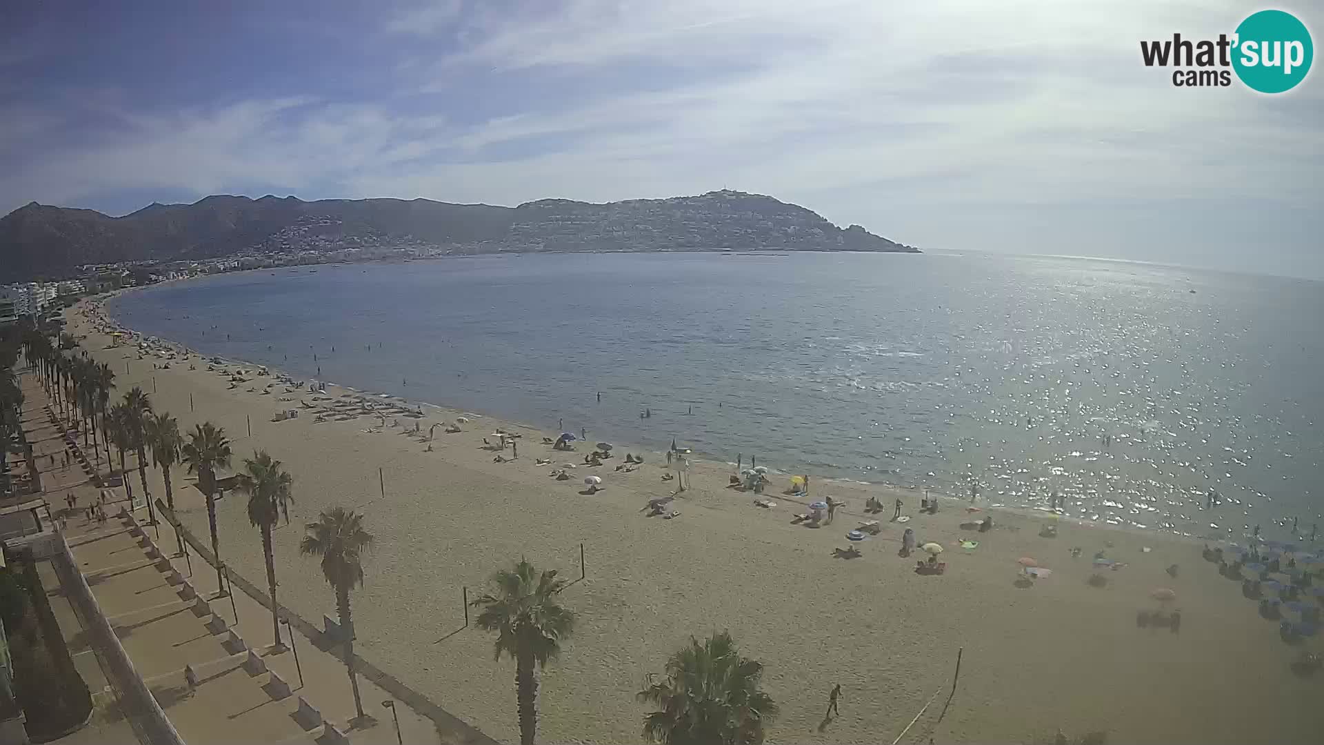 Live cam Roses  – Costa Brava spiaggia – Hotel MonteCarlo