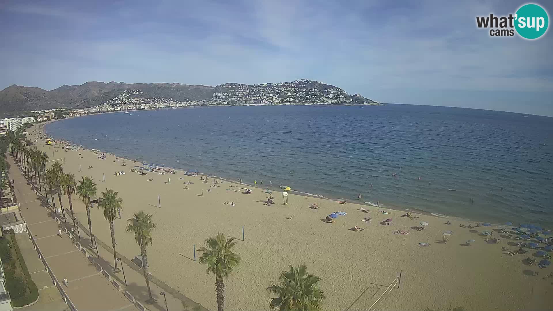 Webcam Costa Brava Roses Strand – Montecarlo Hotel livecam Spanien