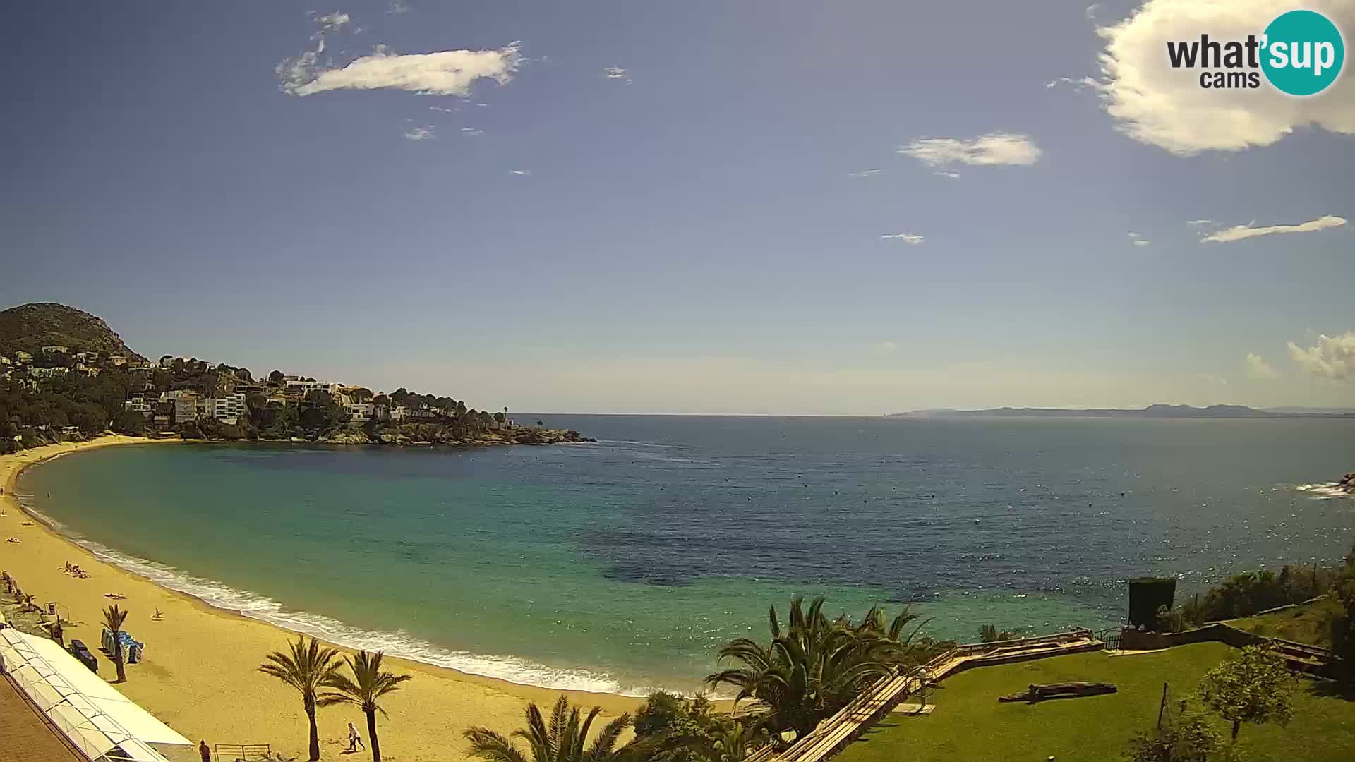 Platja de l’Almadrava beach Live Webcam Roses – Costa Brava – Spain