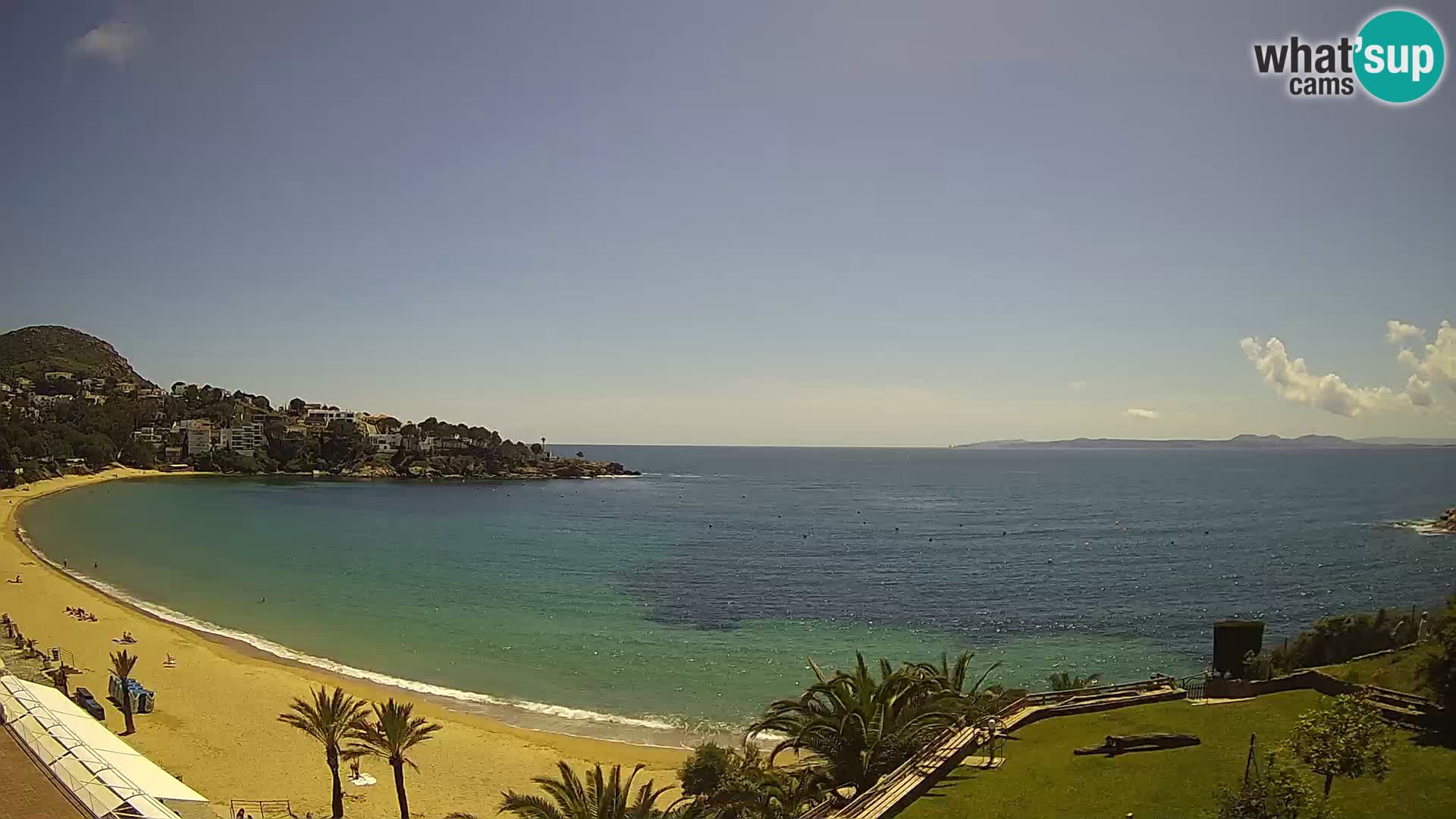 Platja de l’Almadrava Strand Webcam Roses – Costa Brava – Spanien
