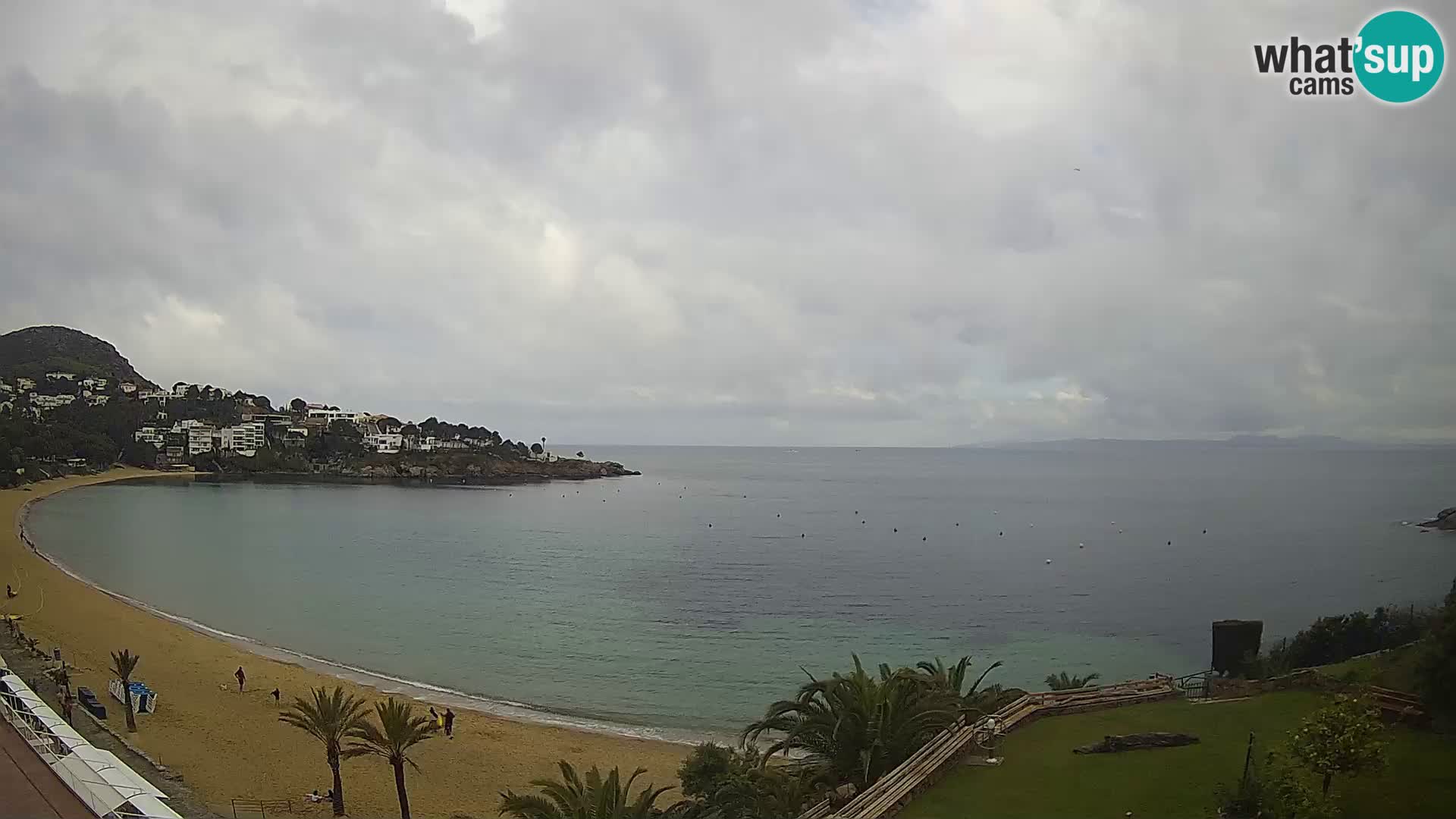 Plaža de l’Almadrava Spletna kamera Roses – Costa Brava – Španija