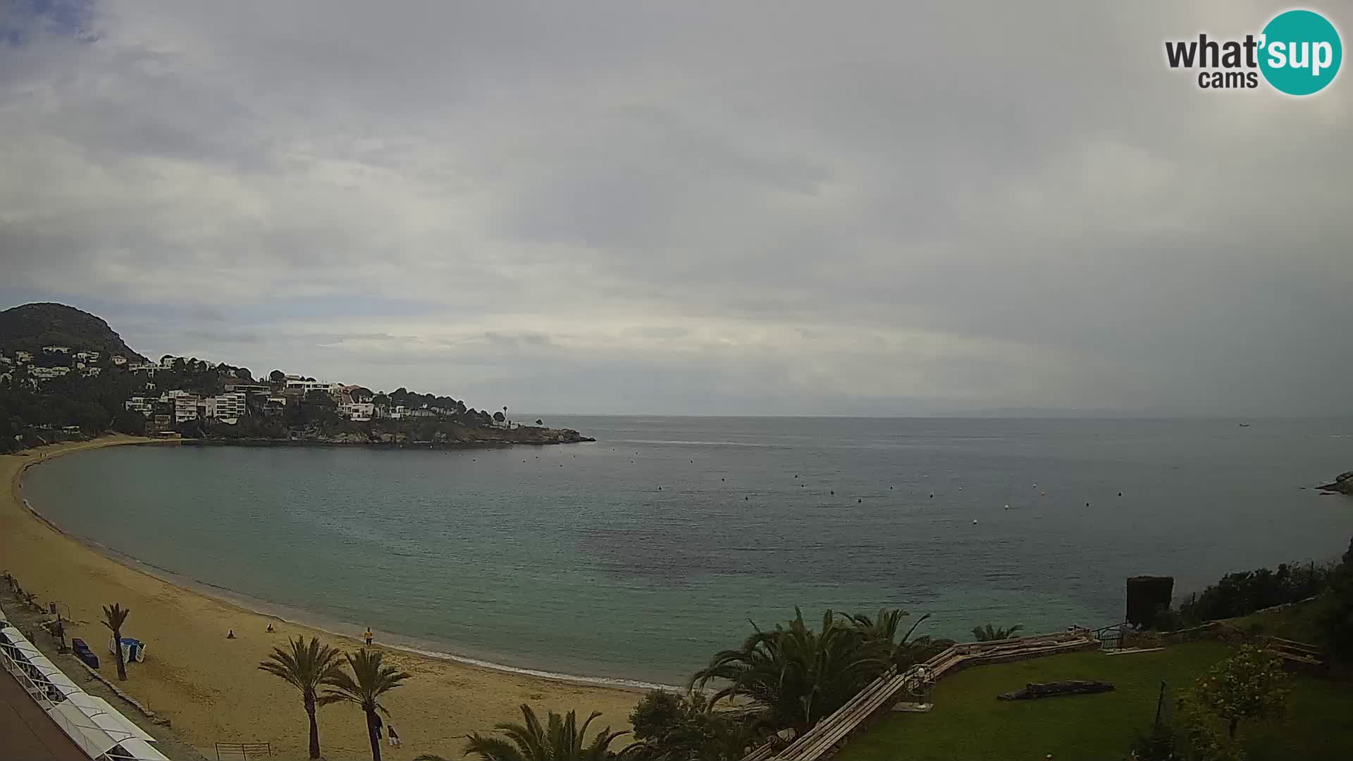 Playa de l’Almadrava camera en vivo Roses – Costa Brava – Espana
