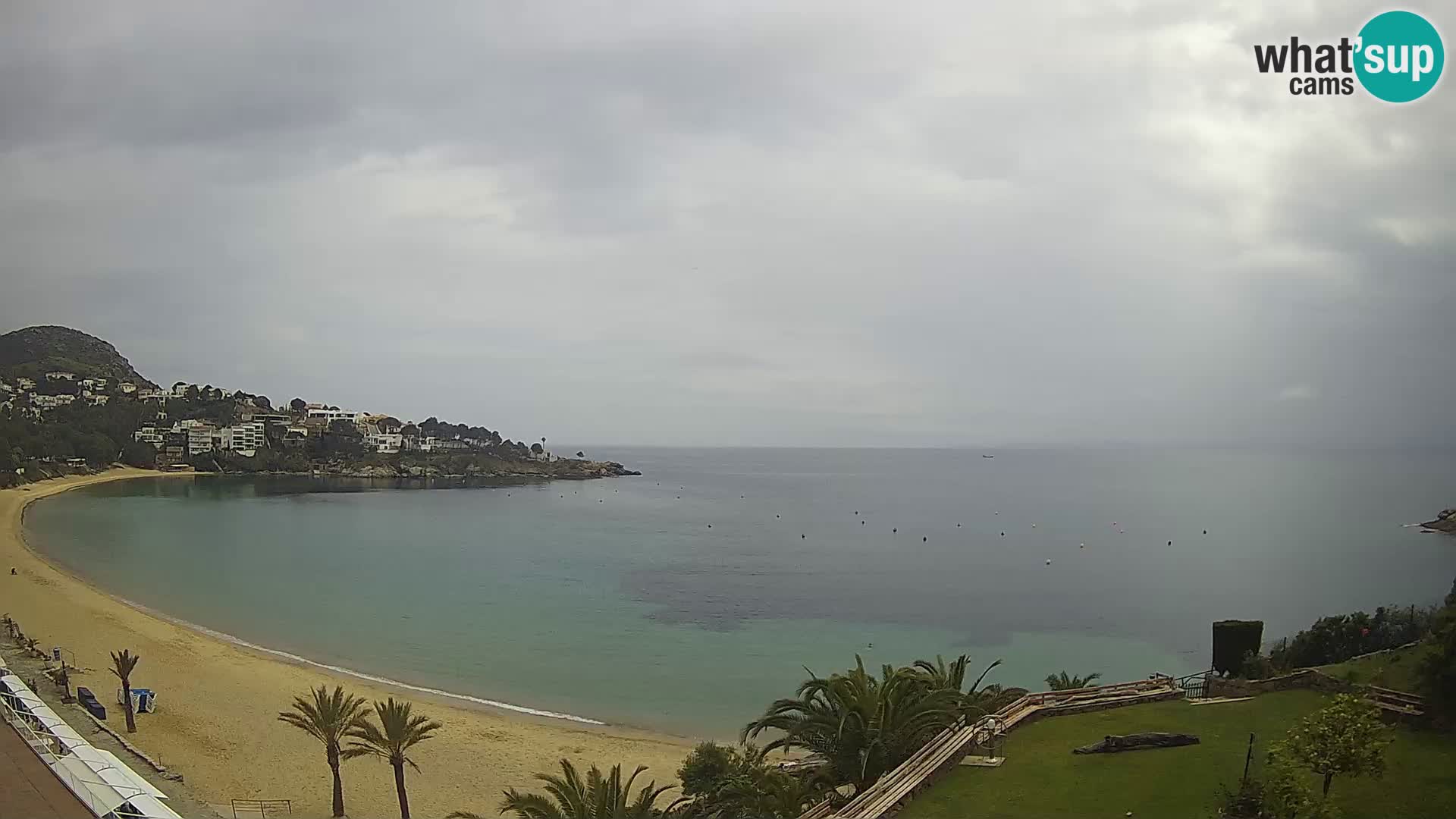 Plaža de l’Almadrava Spletna kamera Roses – Costa Brava – Španija