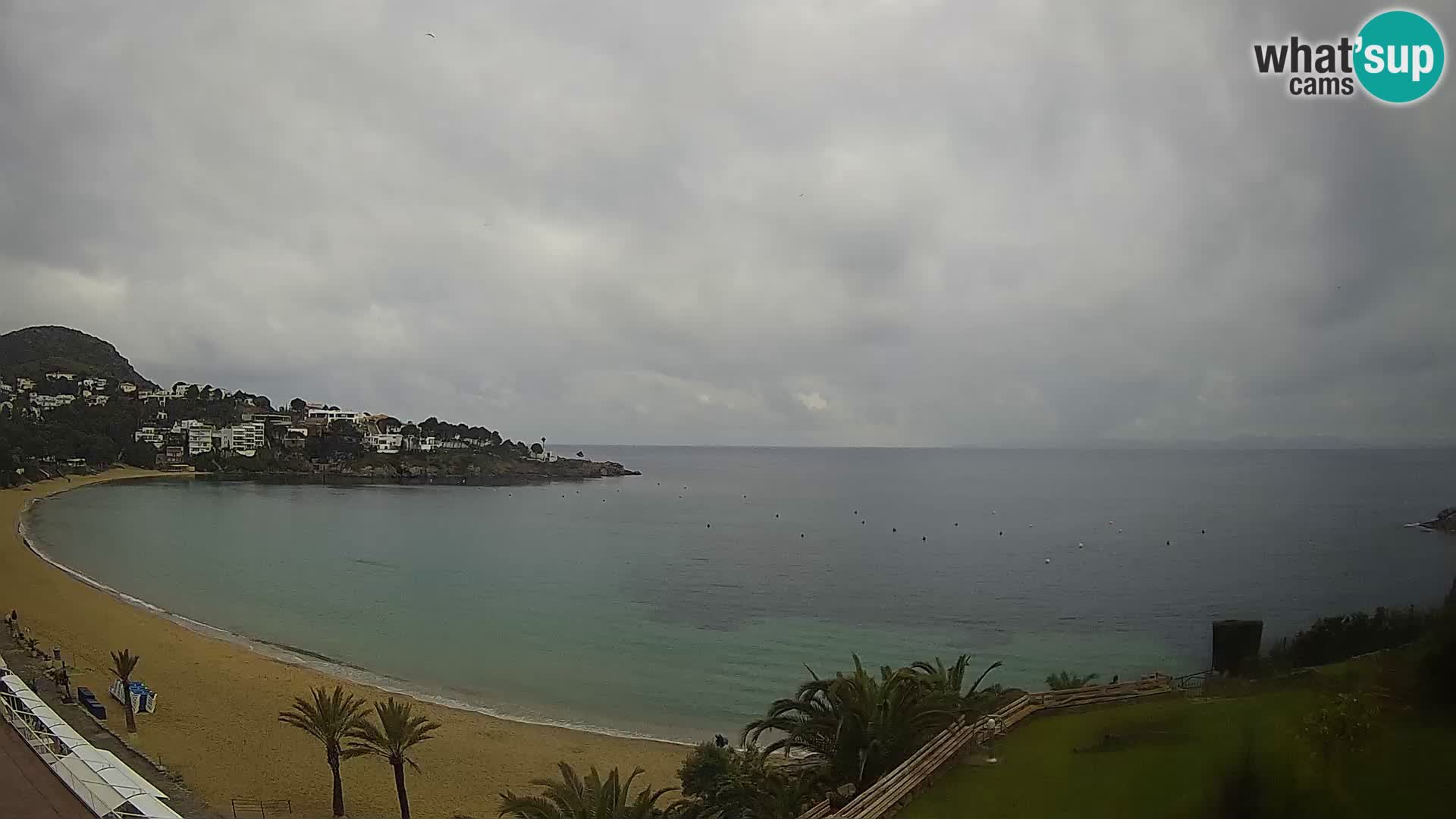 Platja de l’Almadrava beach Live Webcam Roses – Costa Brava – Spain