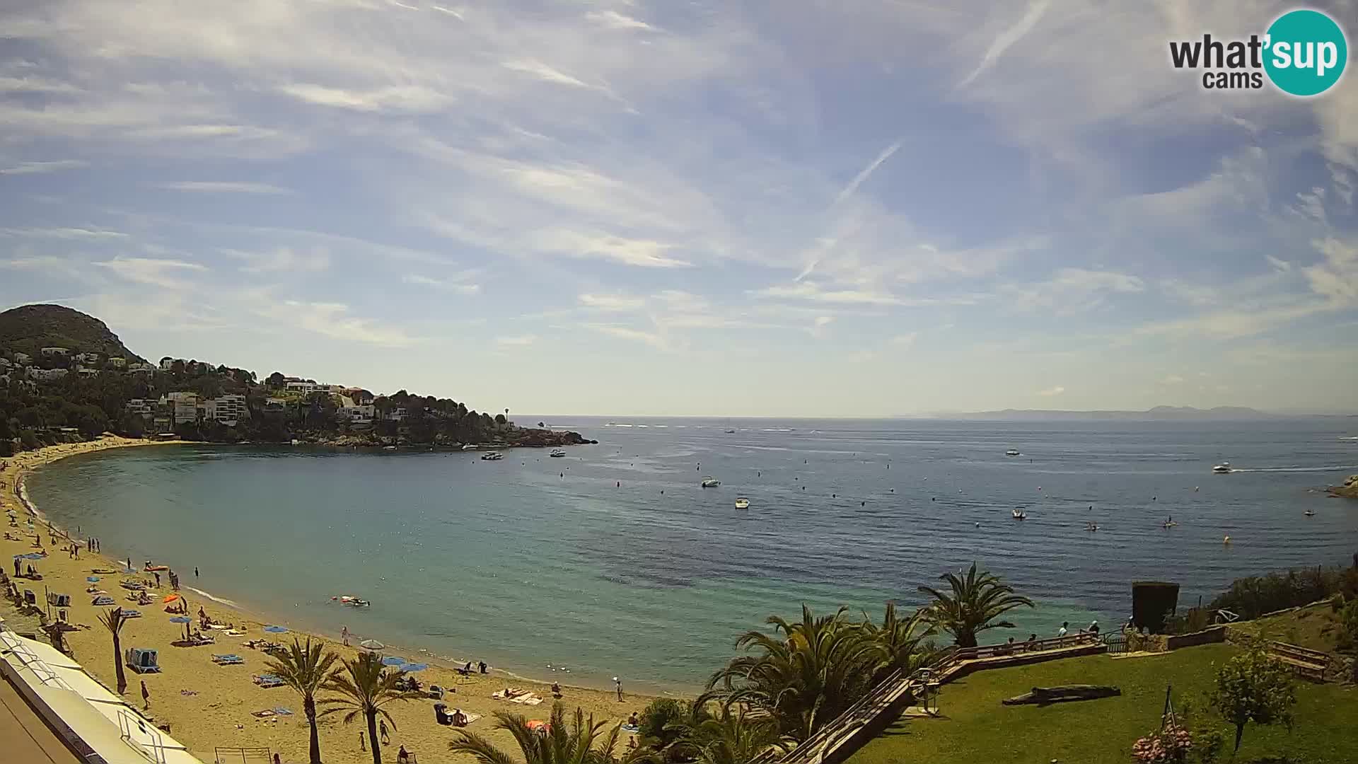 Plaža de l’Almadrava Spletna kamera Roses – Costa Brava – Španija