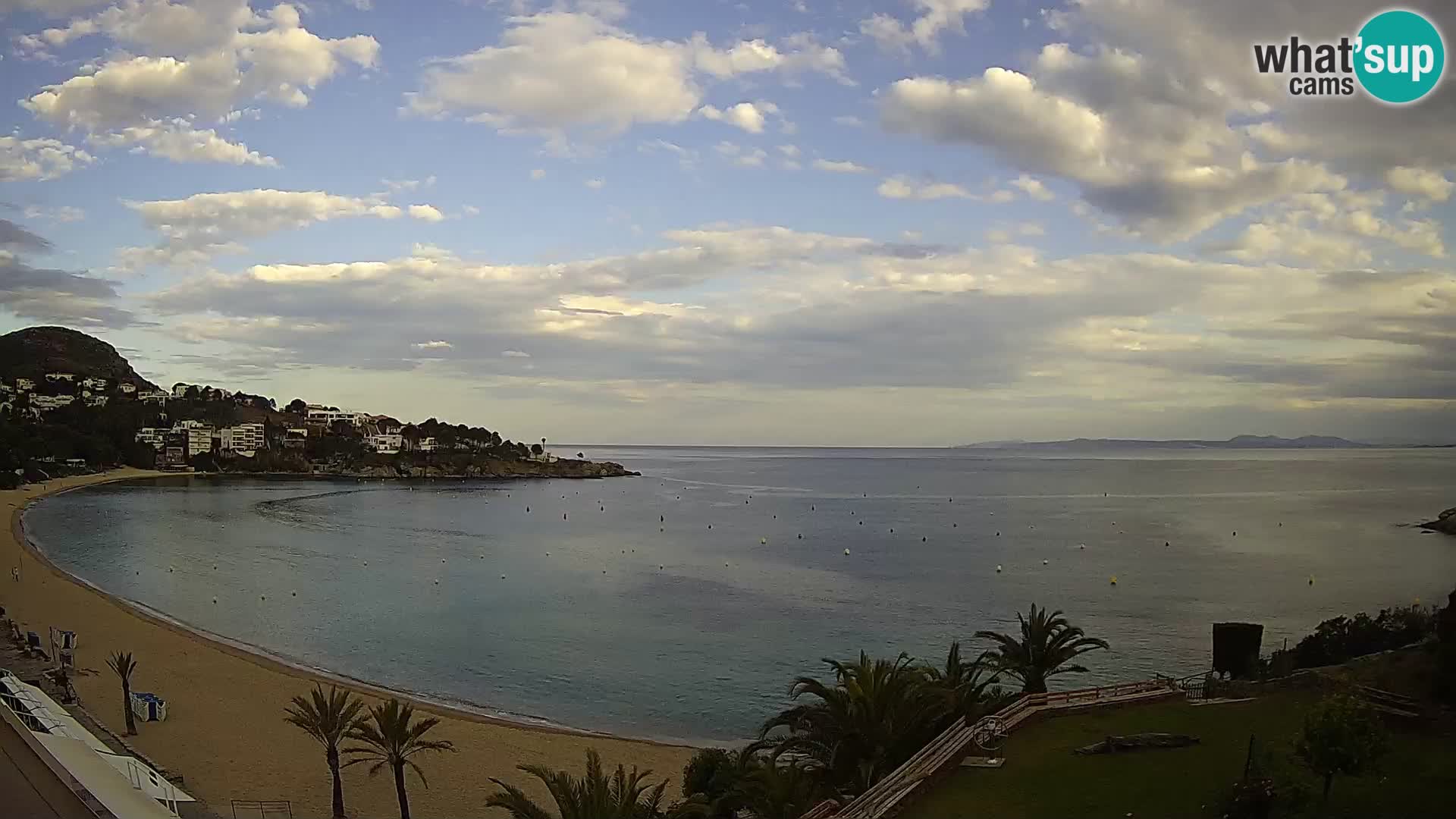 Plaža de l’Almadrava Spletna kamera Roses – Costa Brava – Španija
