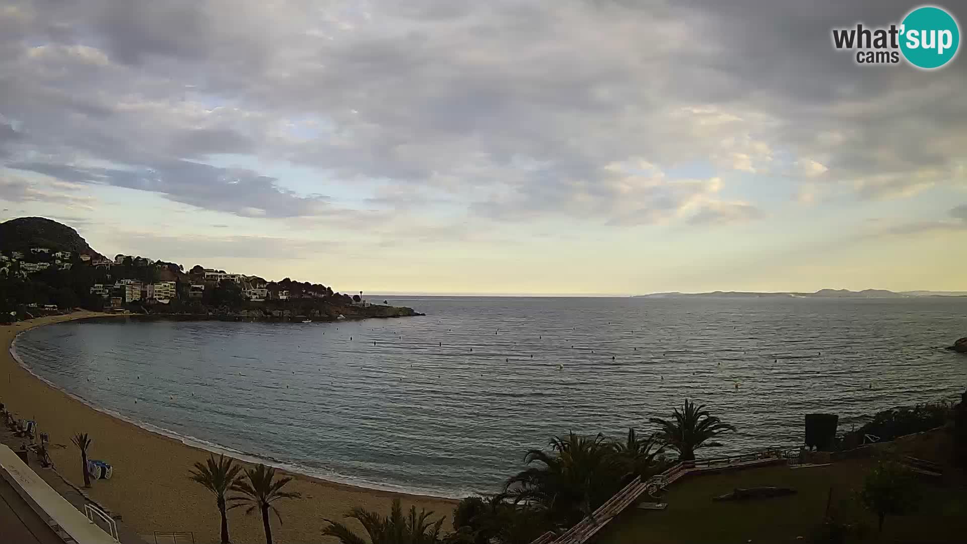 Platja de l’Almadrava Strand Webcam Roses – Costa Brava – Spanien