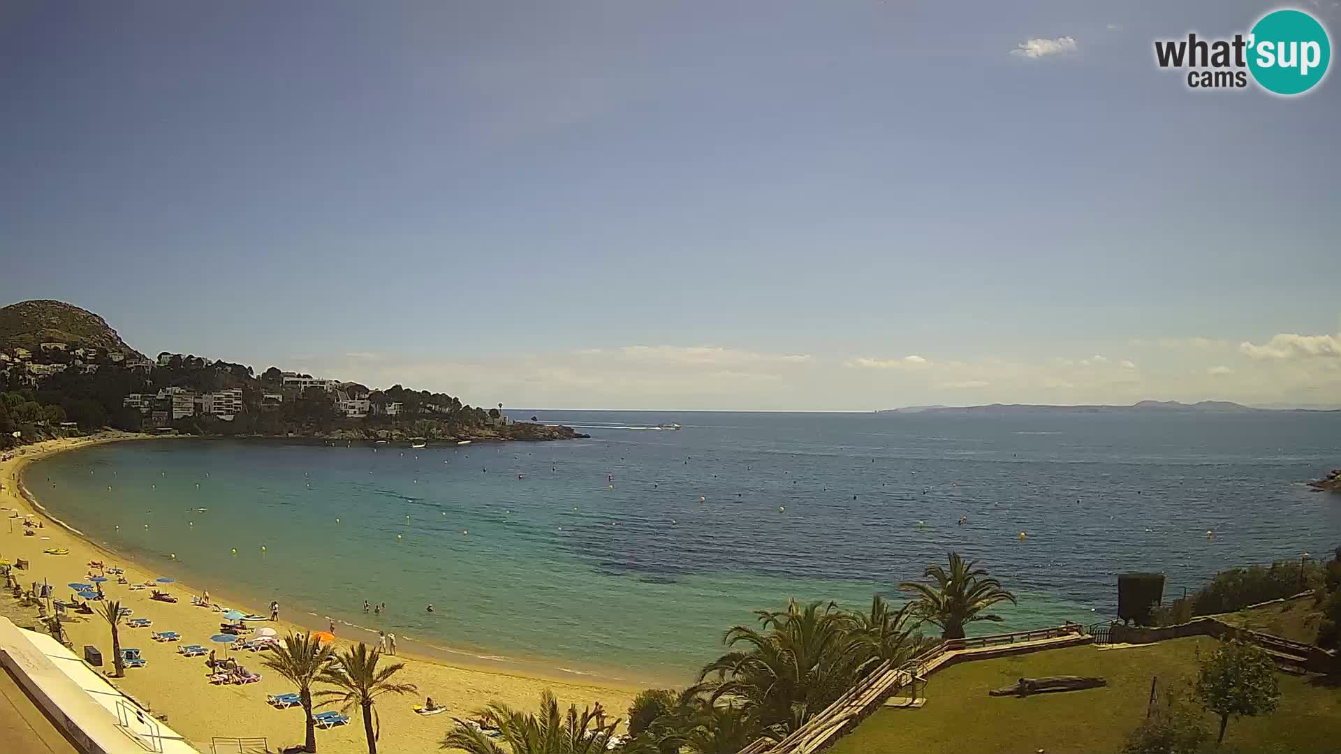 Platja de l’Almadrava beach Live Webcam Roses – Costa Brava – Spain