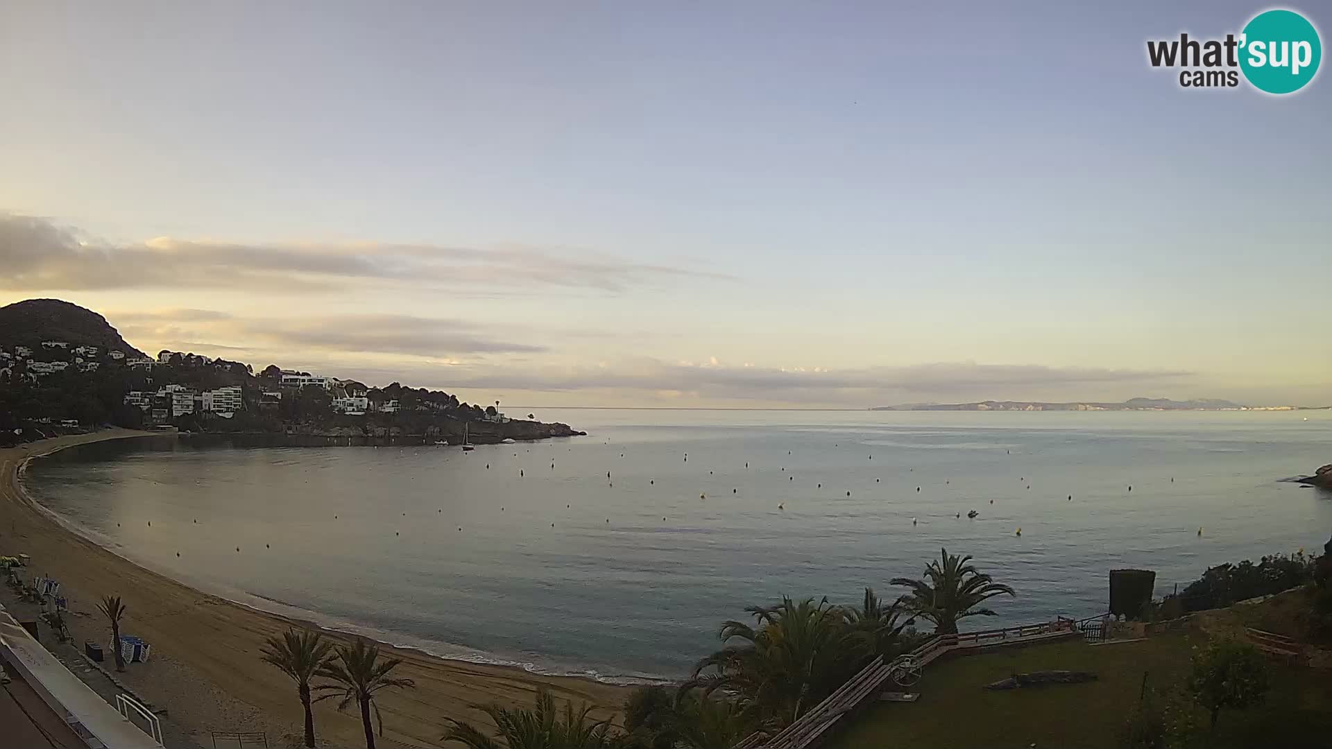 Playa de l’Almadrava camera en vivo Roses – Costa Brava – Espana