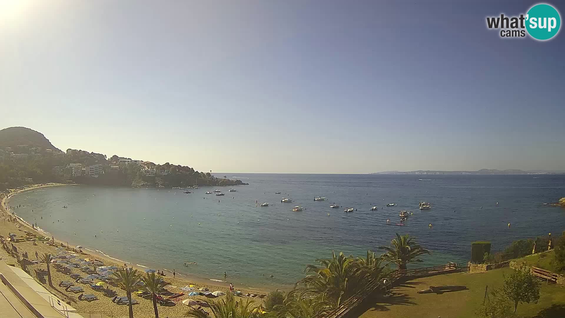 Plaža de l’Almadrava Spletna kamera Roses – Costa Brava – Španija