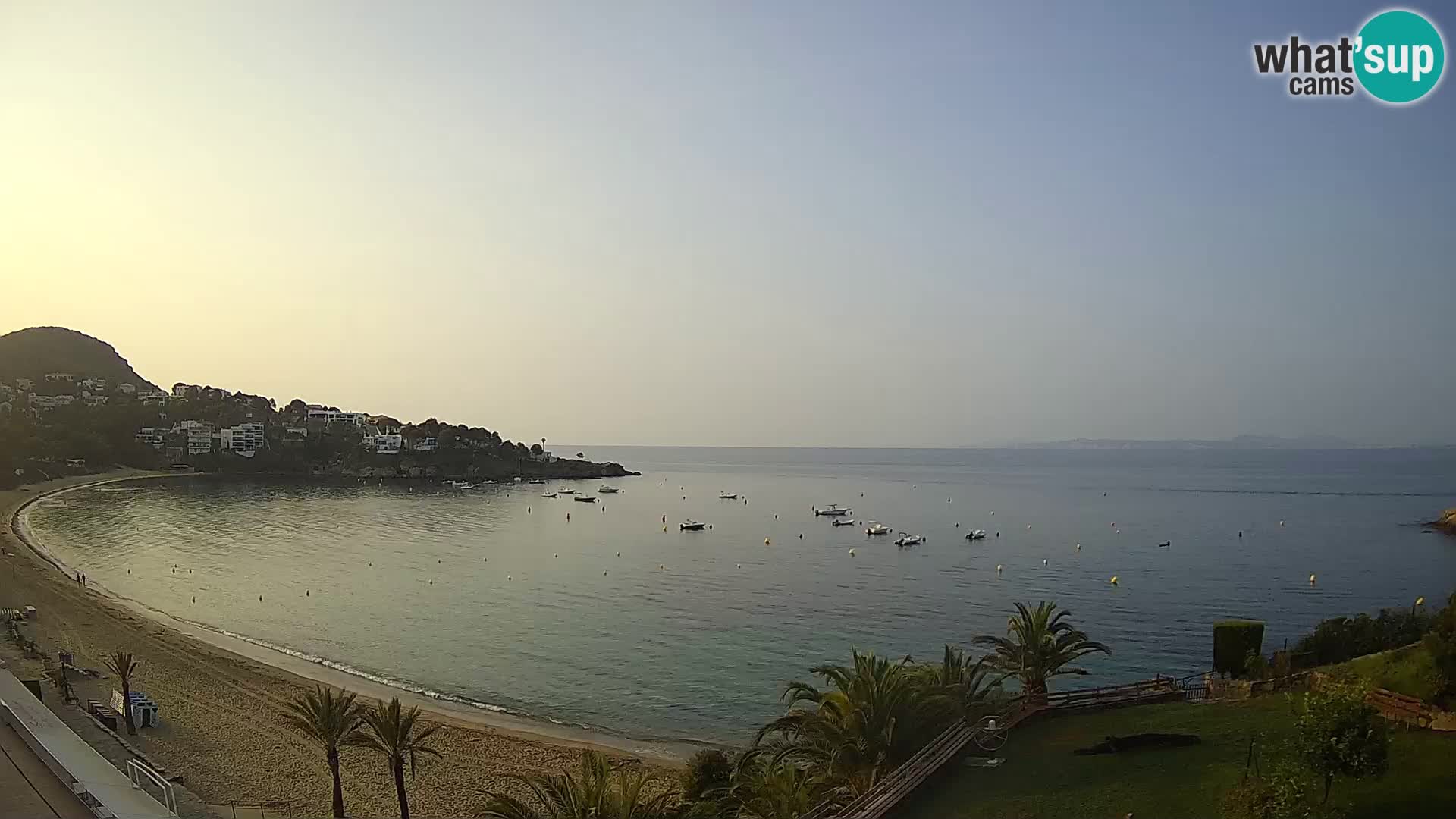 Playa de l’Almadrava camera en vivo Roses – Costa Brava – Espana