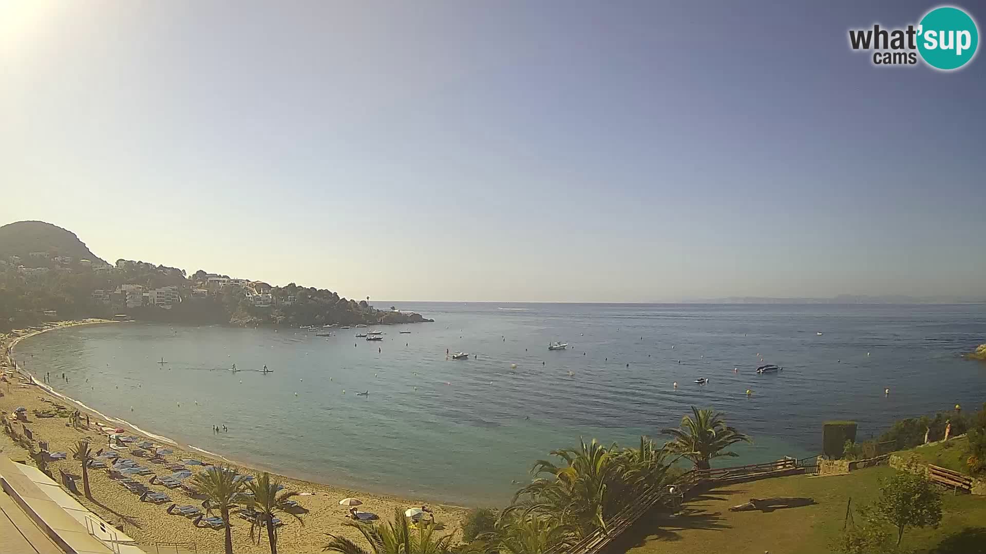 Platja de l’Almadrava beach Live Webcam Roses – Costa Brava – Spain