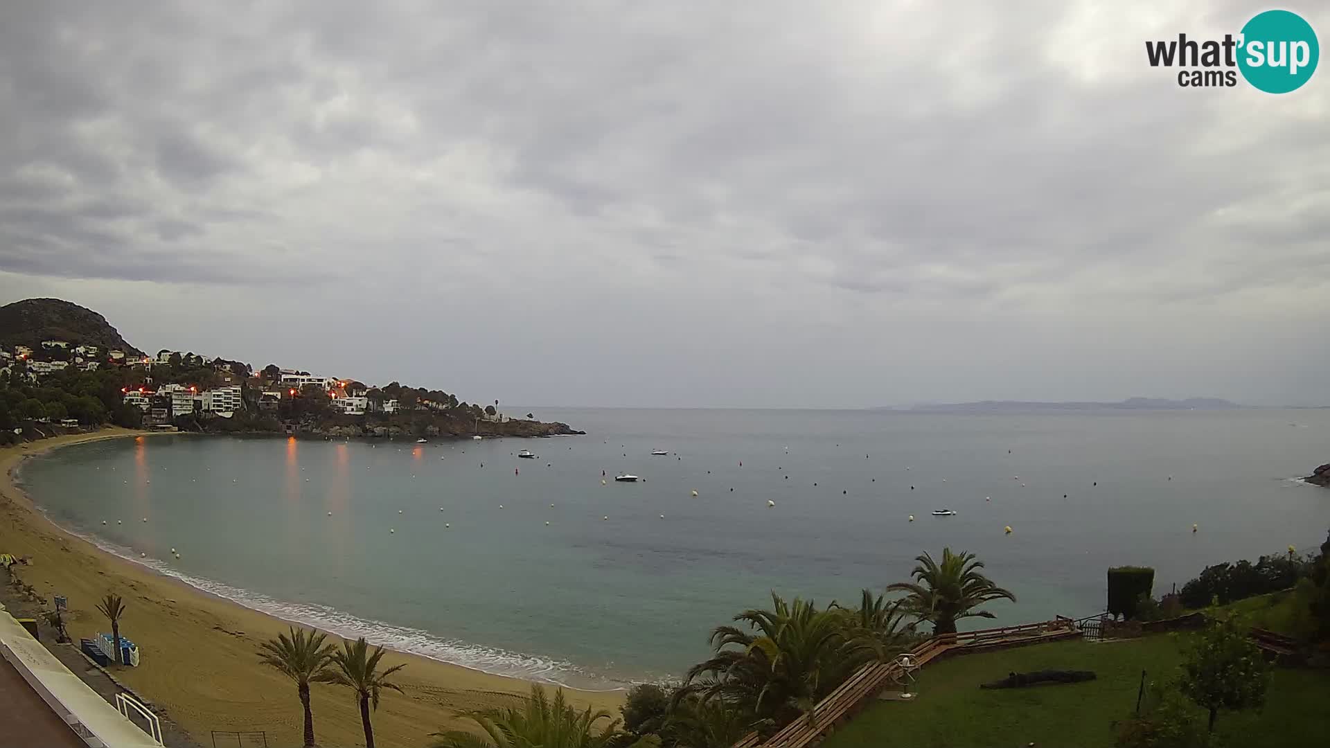 Playa de l’Almadrava camera en vivo Roses – Costa Brava – Espana