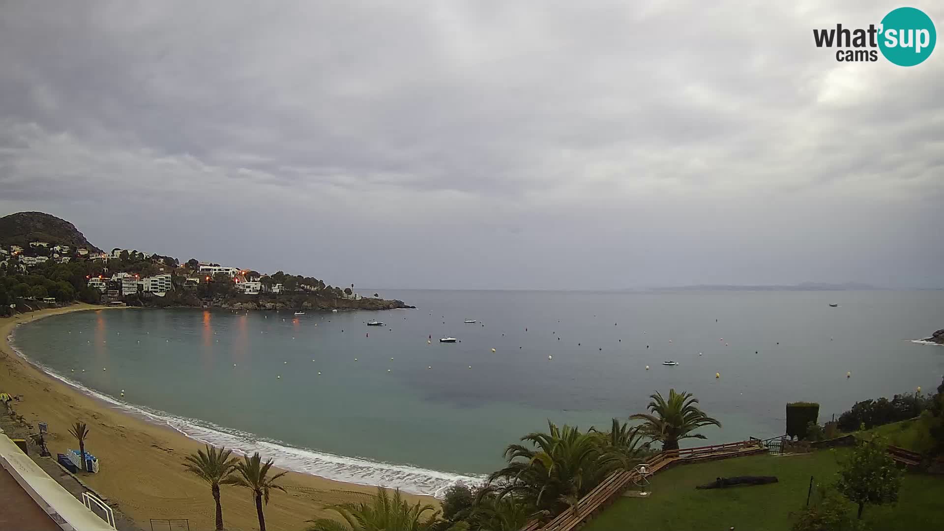 Playa de l’Almadrava camera en vivo Roses – Costa Brava – Espana