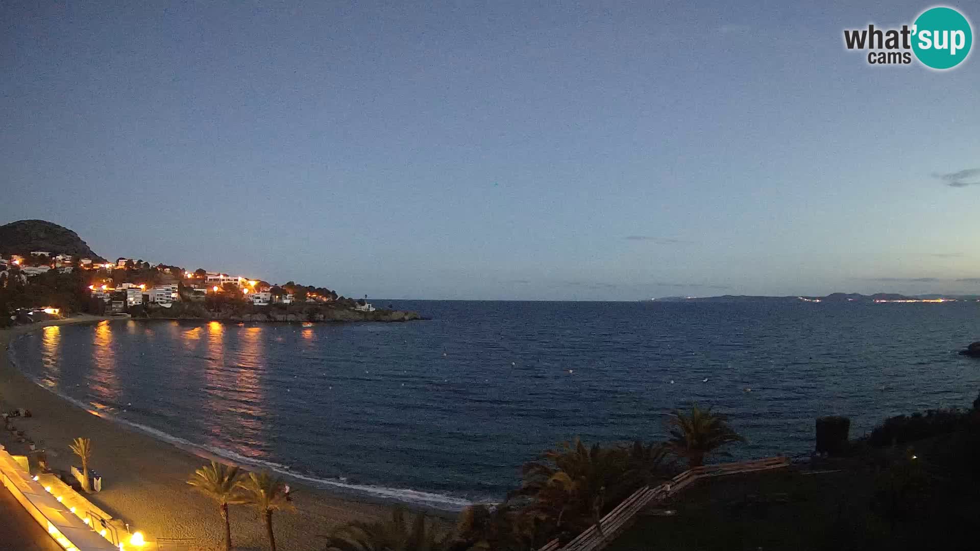 Platja de l’Almadrava Strand Webcam Roses – Costa Brava – Spanien