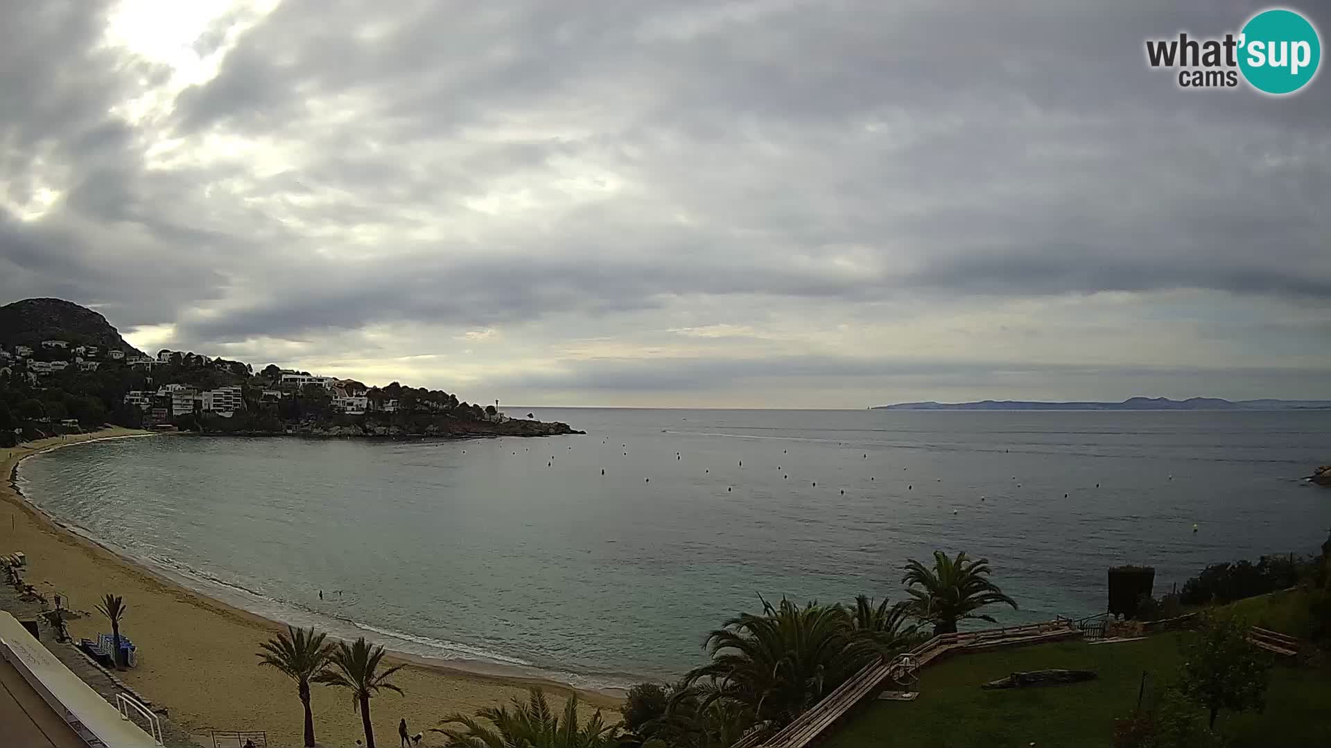 Plaža de l’Almadrava Spletna kamera Roses – Costa Brava – Španija