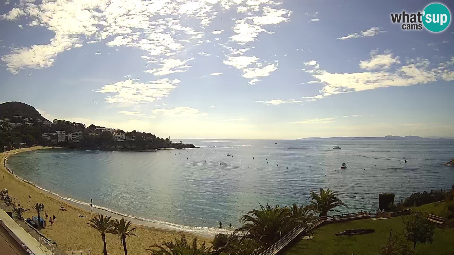 Plaža de l’Almadrava Spletna kamera Roses – Costa Brava – Španija