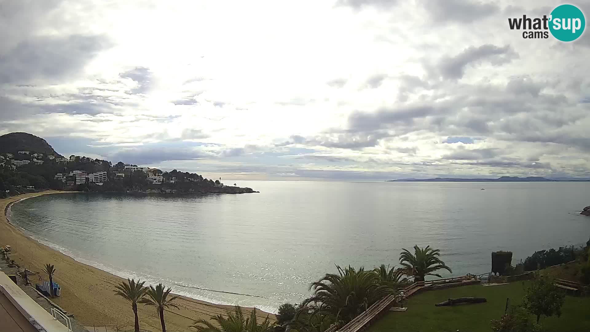 Platja de l’Almadrava Strand Webcam Roses – Costa Brava – Spanien