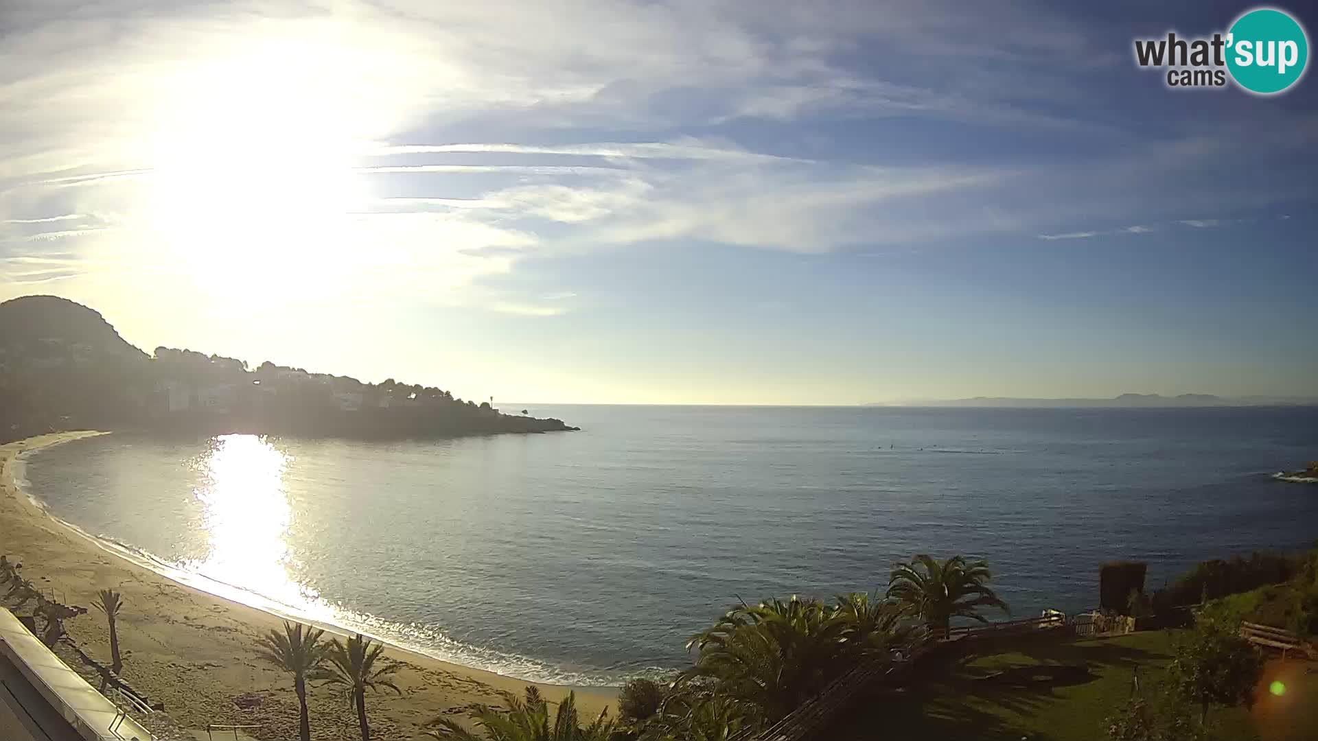 Platja de l’Almadrava Strand Webcam Roses – Costa Brava – Spanien