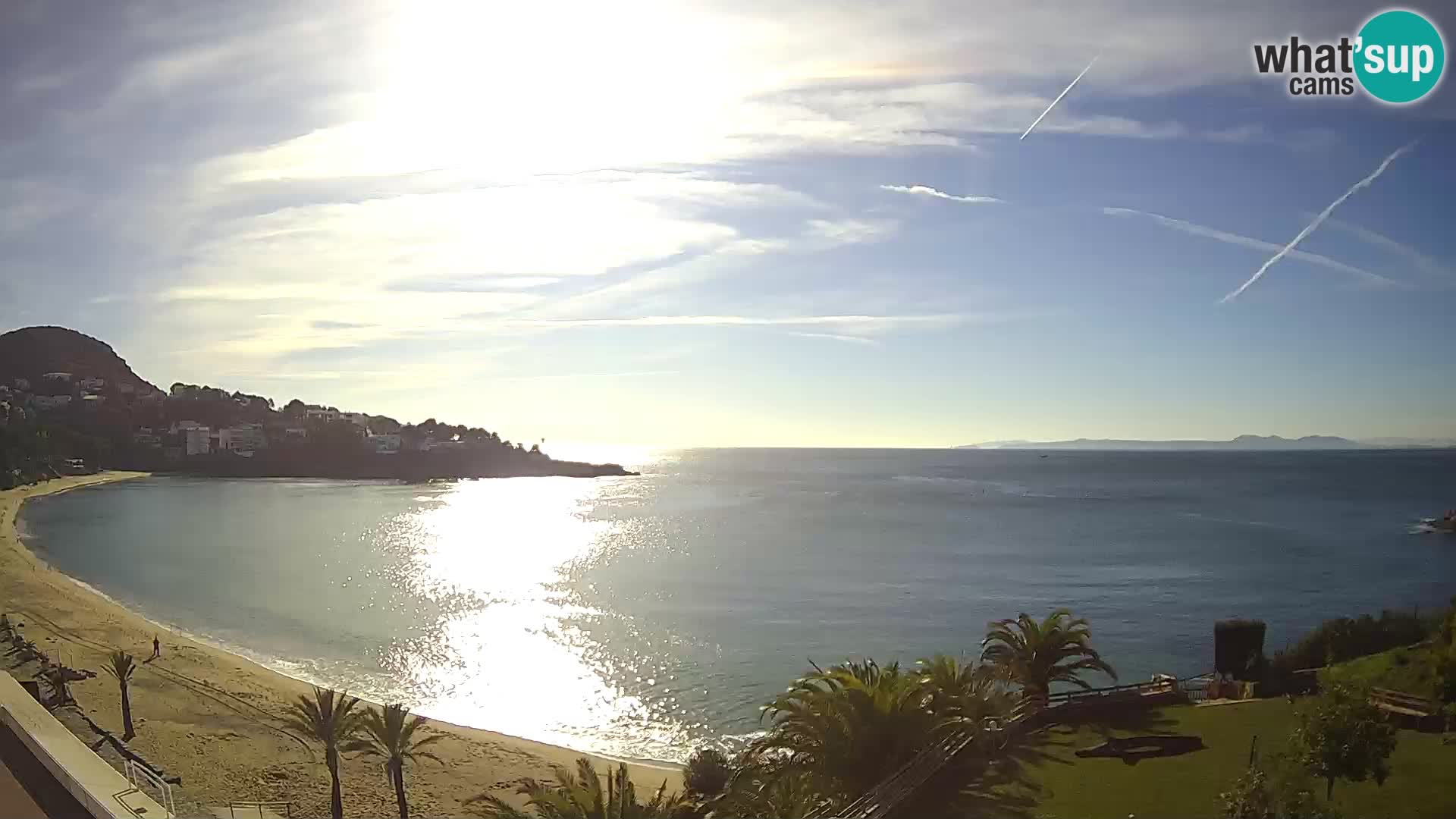 Plaža de l’Almadrava Spletna kamera Roses – Costa Brava – Španija