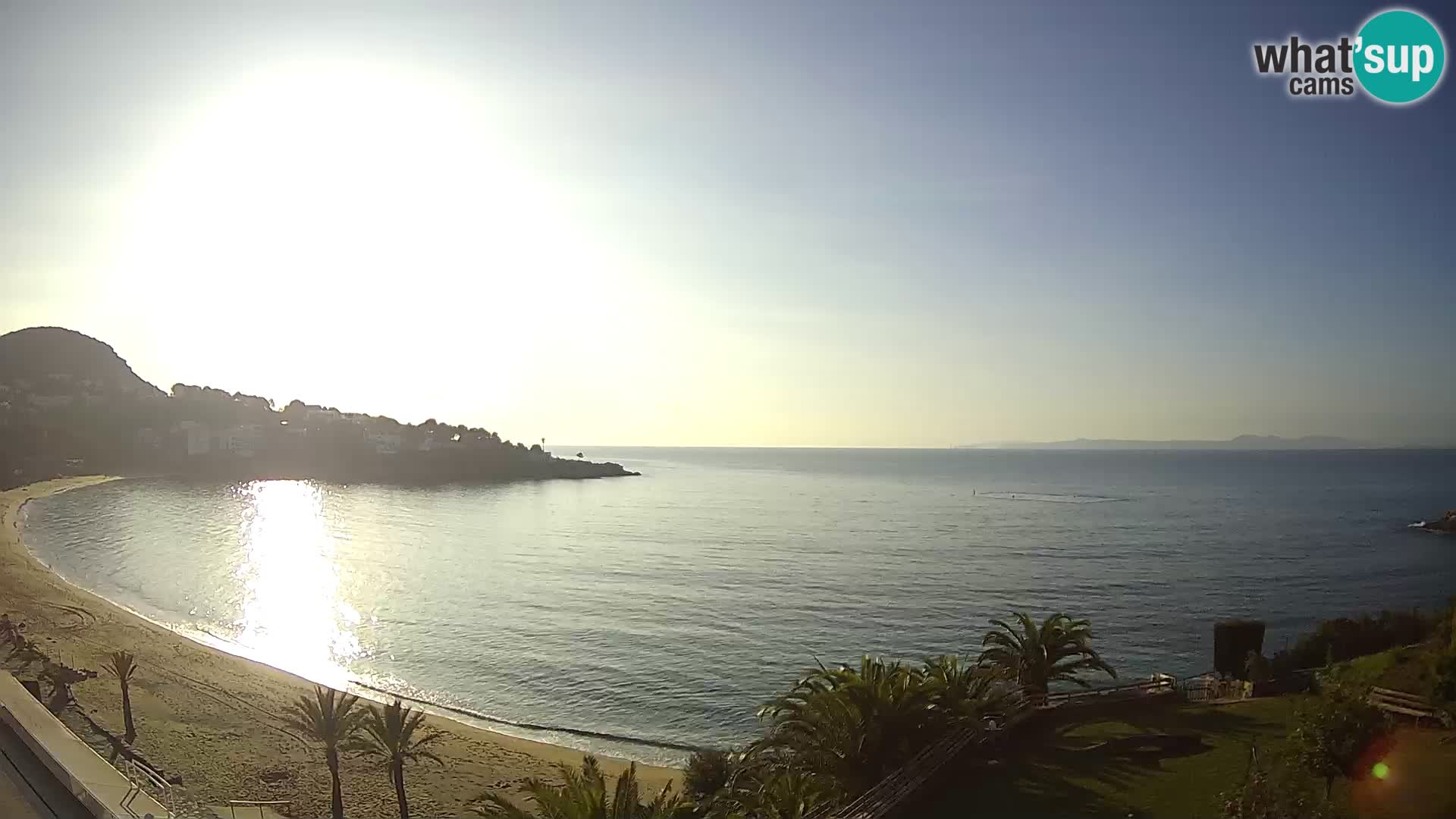 Platja de l’Almadrava Strand Webcam Roses – Costa Brava – Spanien