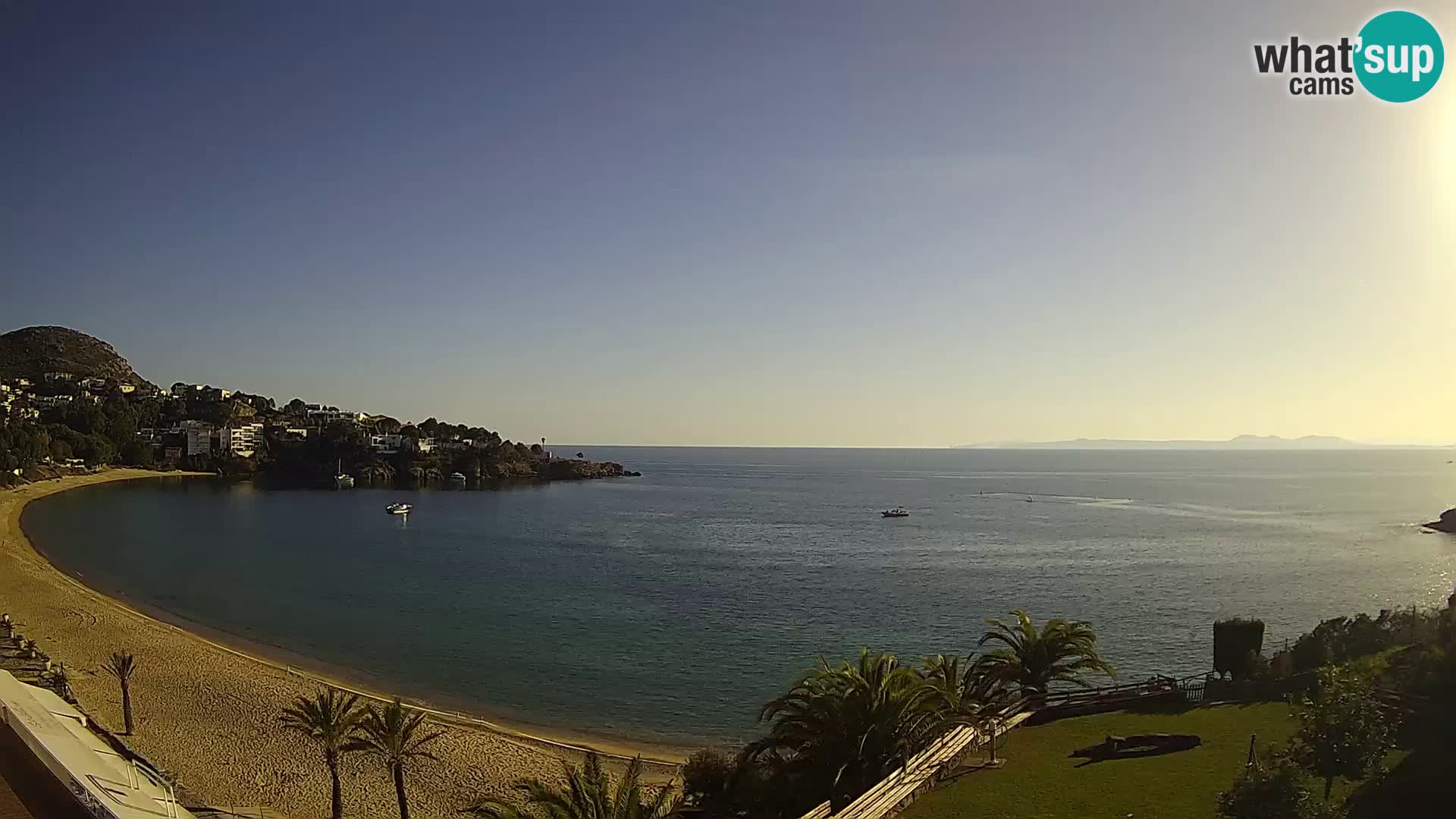 Plaža de l’Almadrava Spletna kamera Roses – Costa Brava – Španija