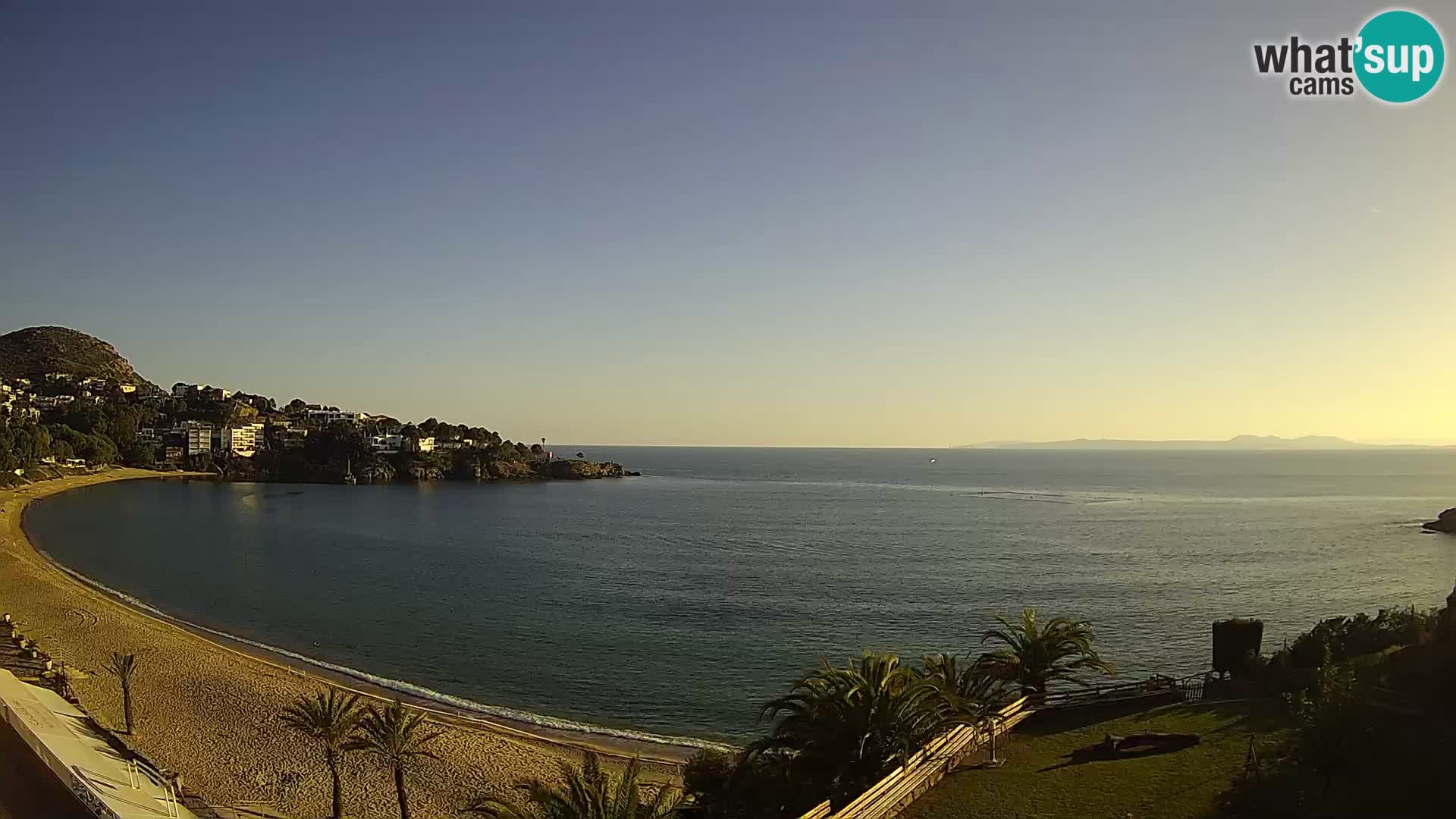 Playa de l’Almadrava camera en vivo Roses – Costa Brava – Espana