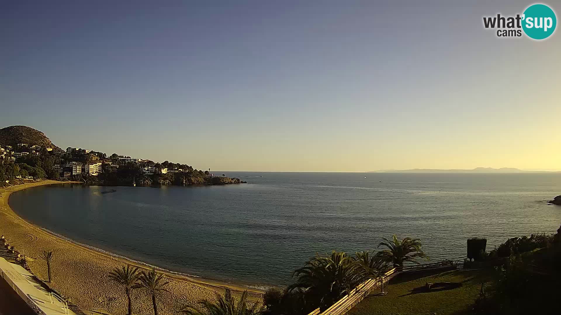 Platja de l’Almadrava Strand Webcam Roses – Costa Brava – Spanien