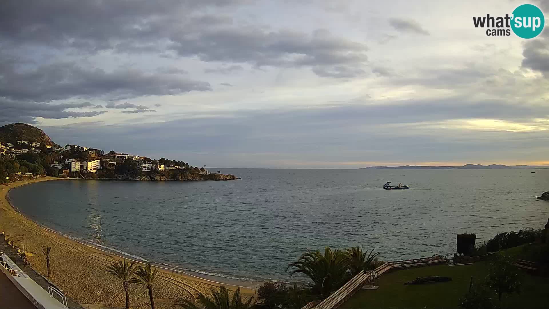 Platja de l’Almadrava Strand Webcam Roses – Costa Brava – Spanien