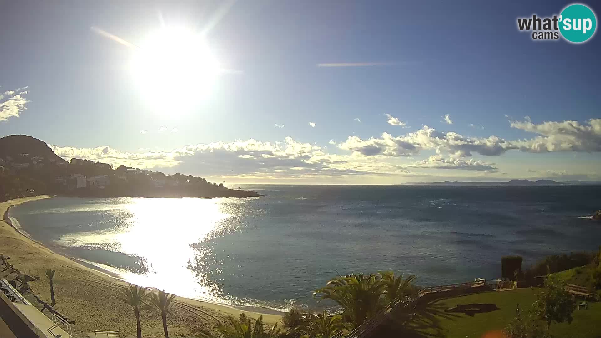 Playa de l’Almadrava camera en vivo Roses – Costa Brava – Espana