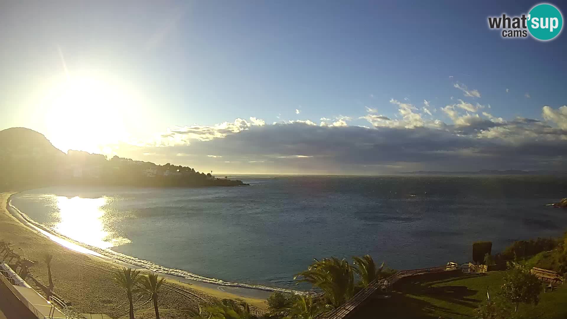 Playa de l’Almadrava camera en vivo Roses – Costa Brava – Espana