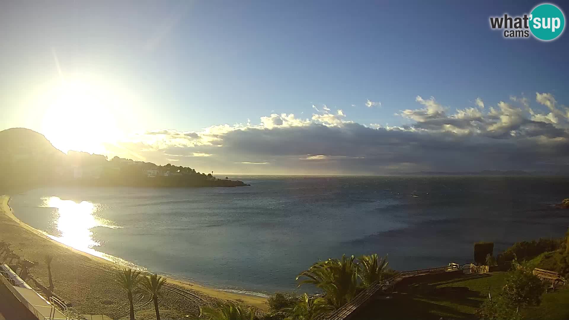 Plaža de l’Almadrava Spletna kamera Roses – Costa Brava – Španija