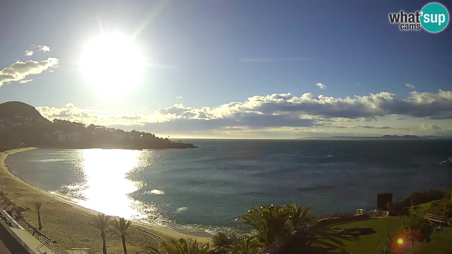 Playa de l’Almadrava camera en vivo Roses – Costa Brava – Espana