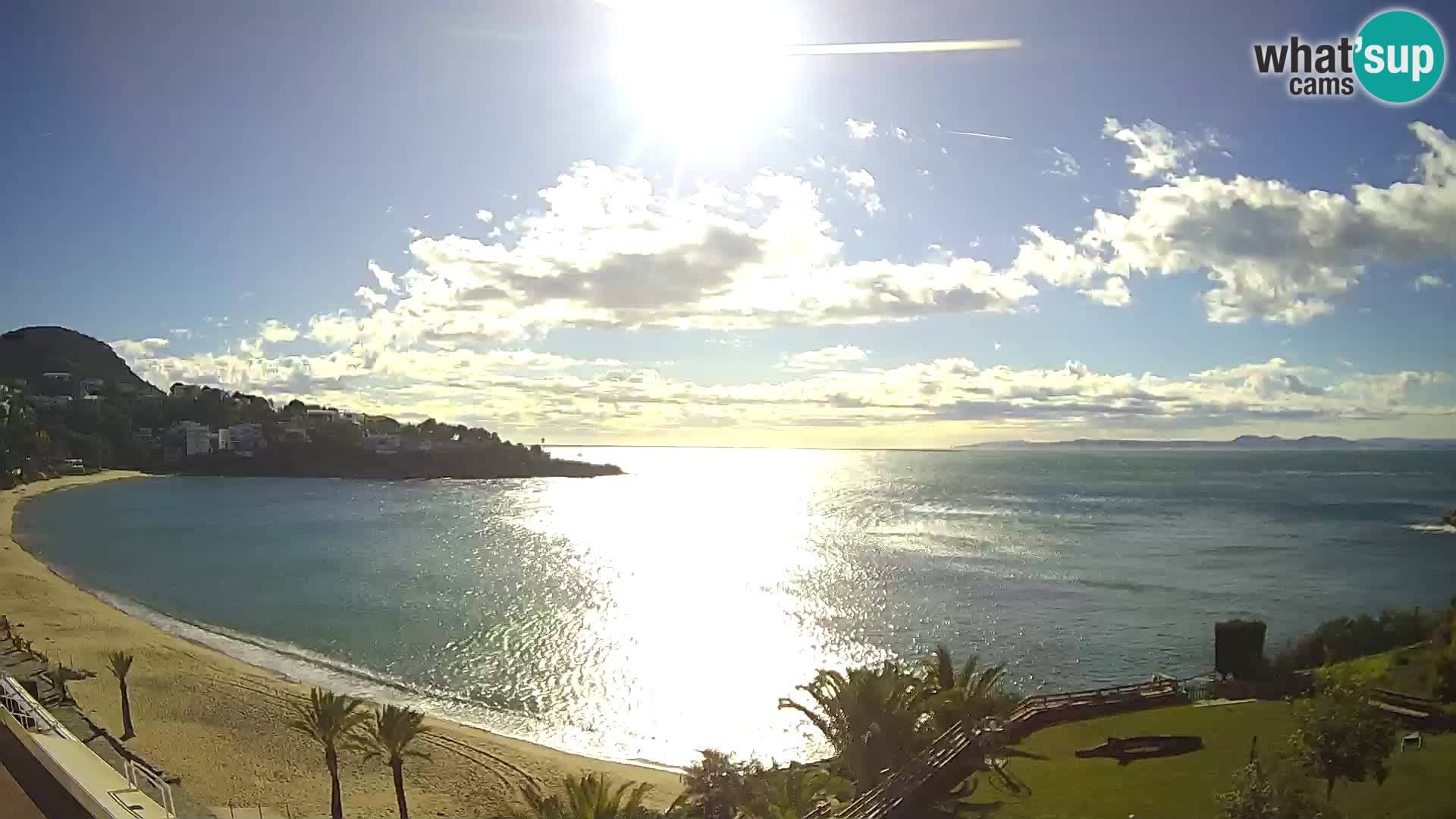 Playa de l’Almadrava camera en vivo Roses – Costa Brava – Espana