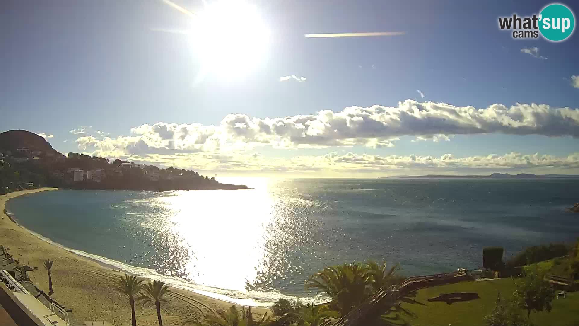 Playa de l’Almadrava camera en vivo Roses – Costa Brava – Espana