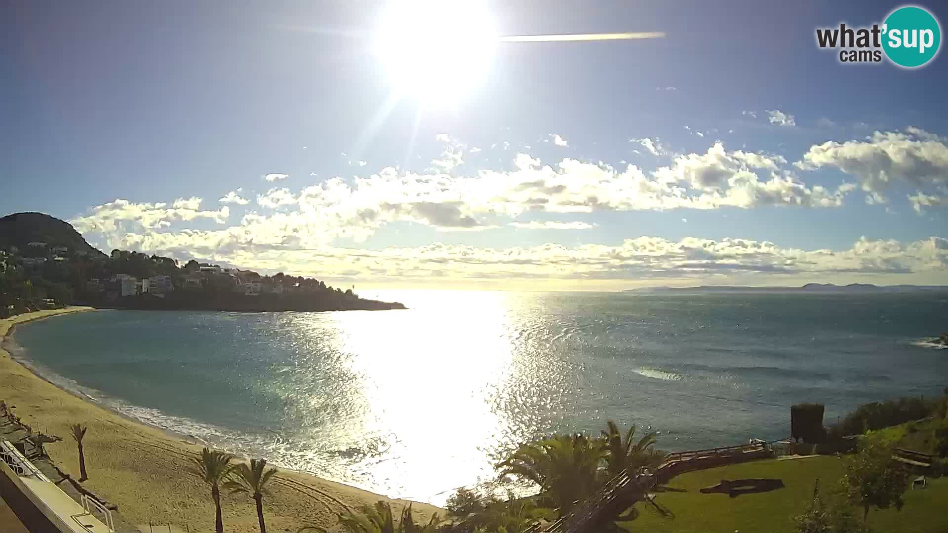 Platja de l’Almadrava Strand Webcam Roses – Costa Brava – Spanien