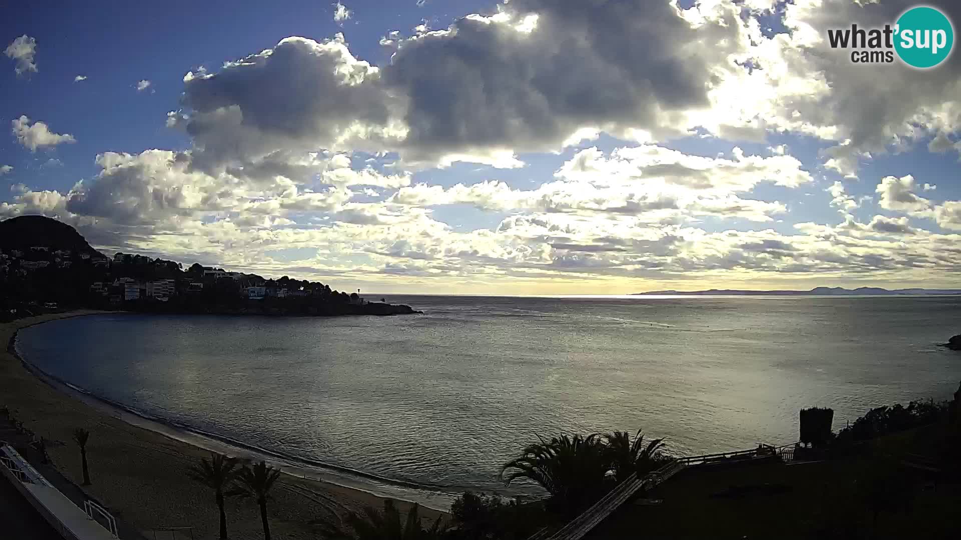 Platja de l’Almadrava Strand Webcam Roses – Costa Brava – Spanien