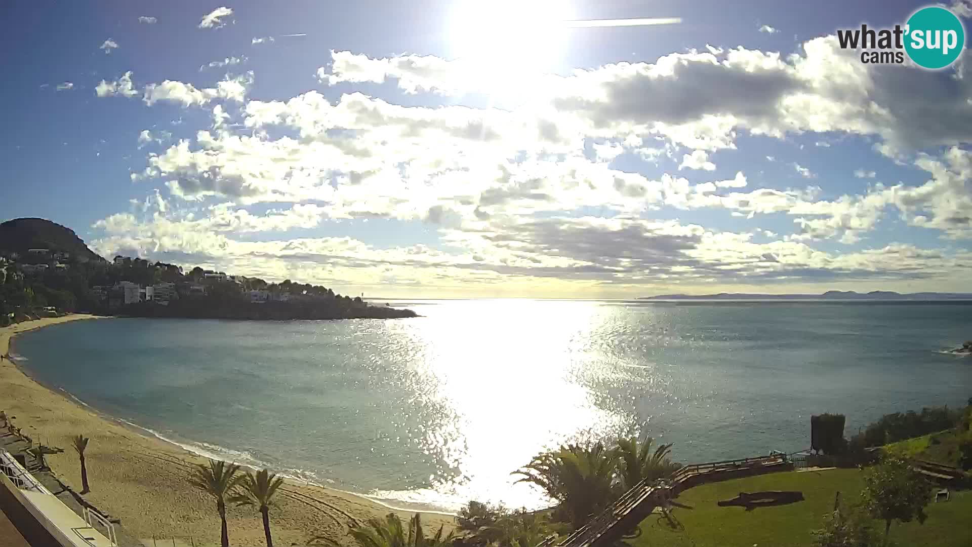 Playa de l’Almadrava camera en vivo Roses – Costa Brava – Espana