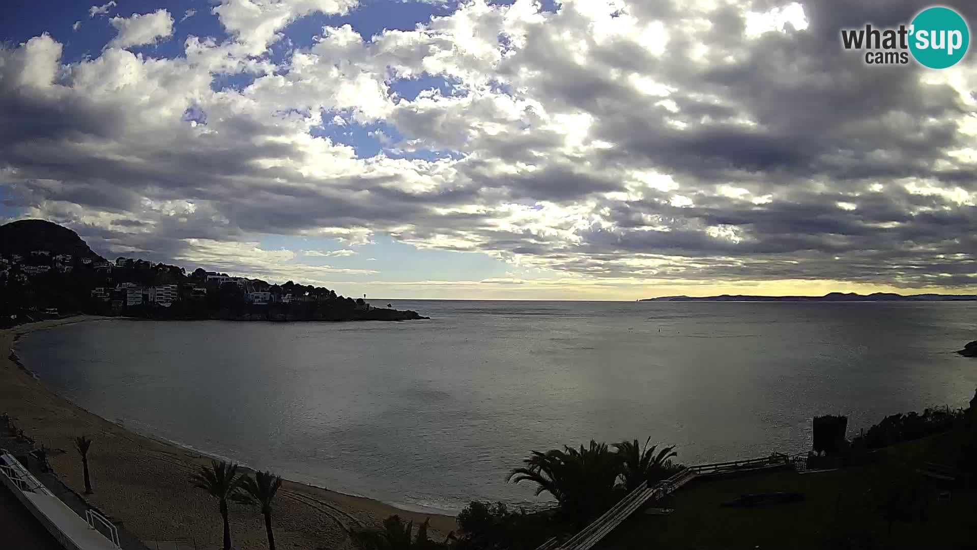 Plaža de l’Almadrava Spletna kamera Roses – Costa Brava – Španija