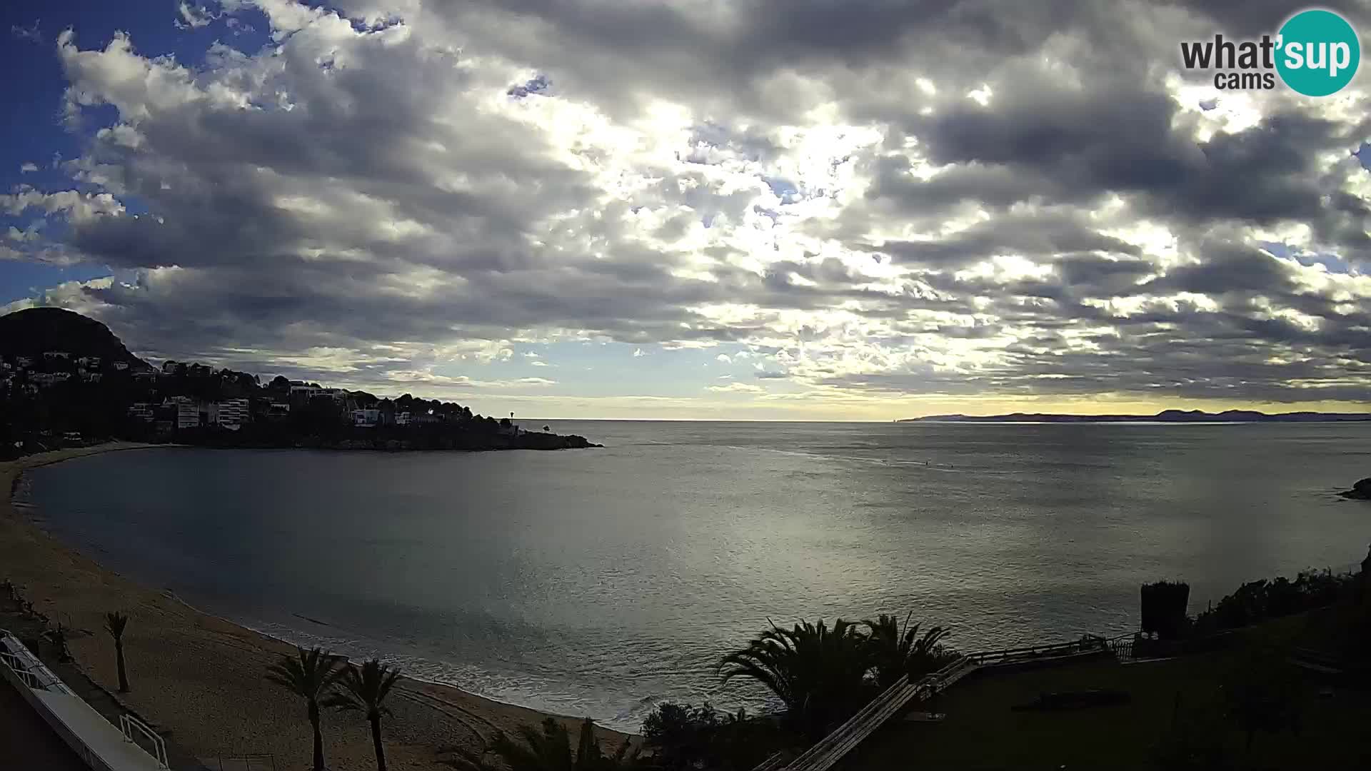 Platja de l’Almadrava Strand Webcam Roses – Costa Brava – Spanien