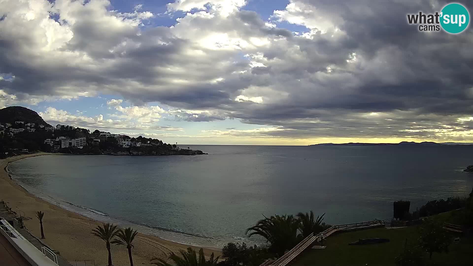 Platja de l’Almadrava Strand Webcam Roses – Costa Brava – Spanien