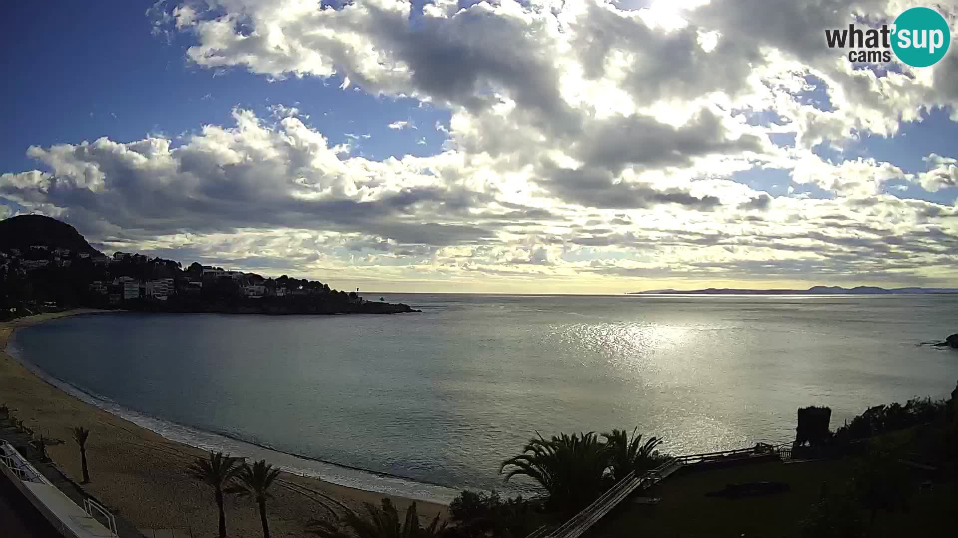 Platja de l’Almadrava Strand Webcam Roses – Costa Brava – Spanien