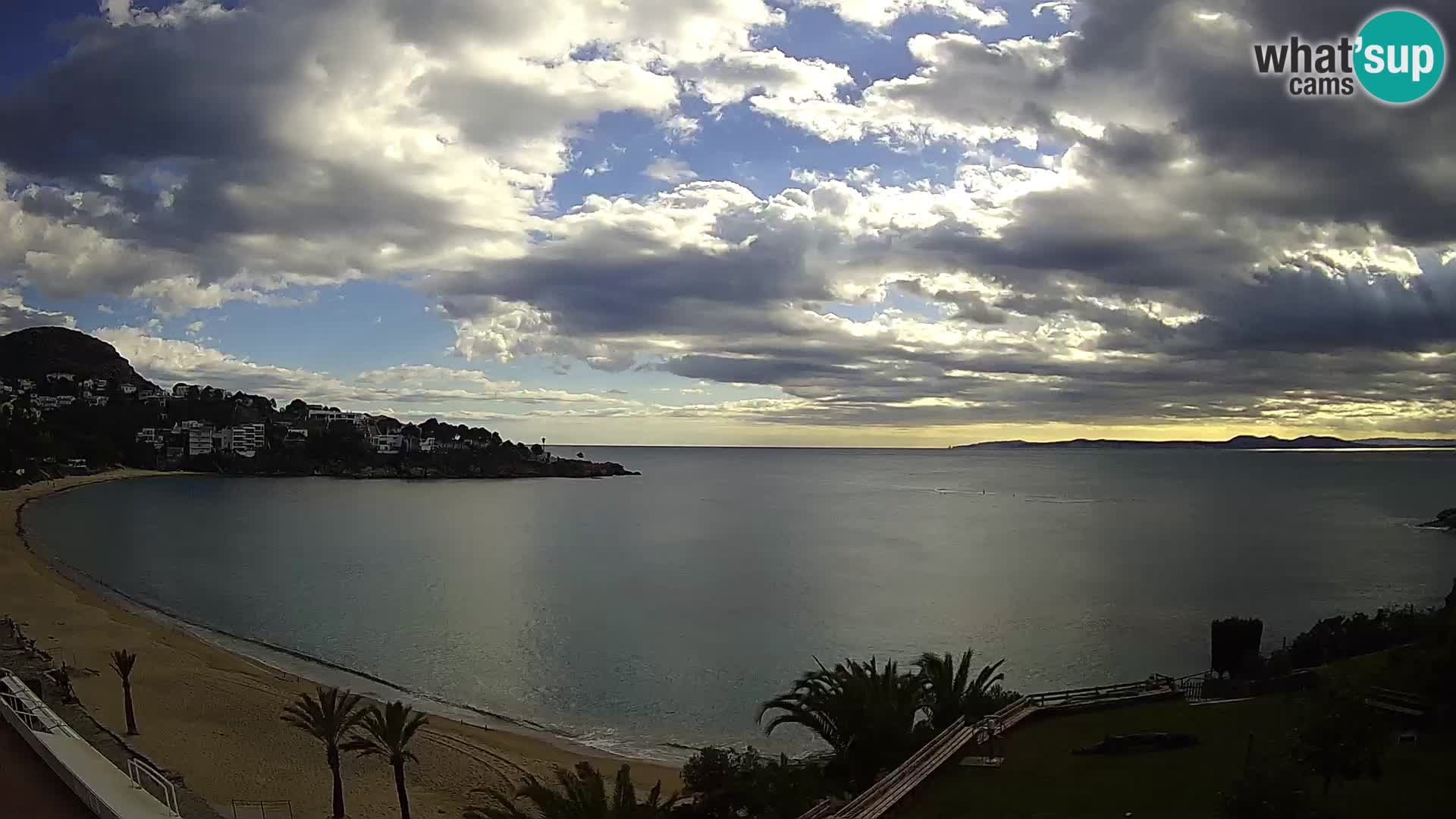 Platja de l’Almadrava Spiaggia Live Webcam Roses – Costa Brava – Spagna