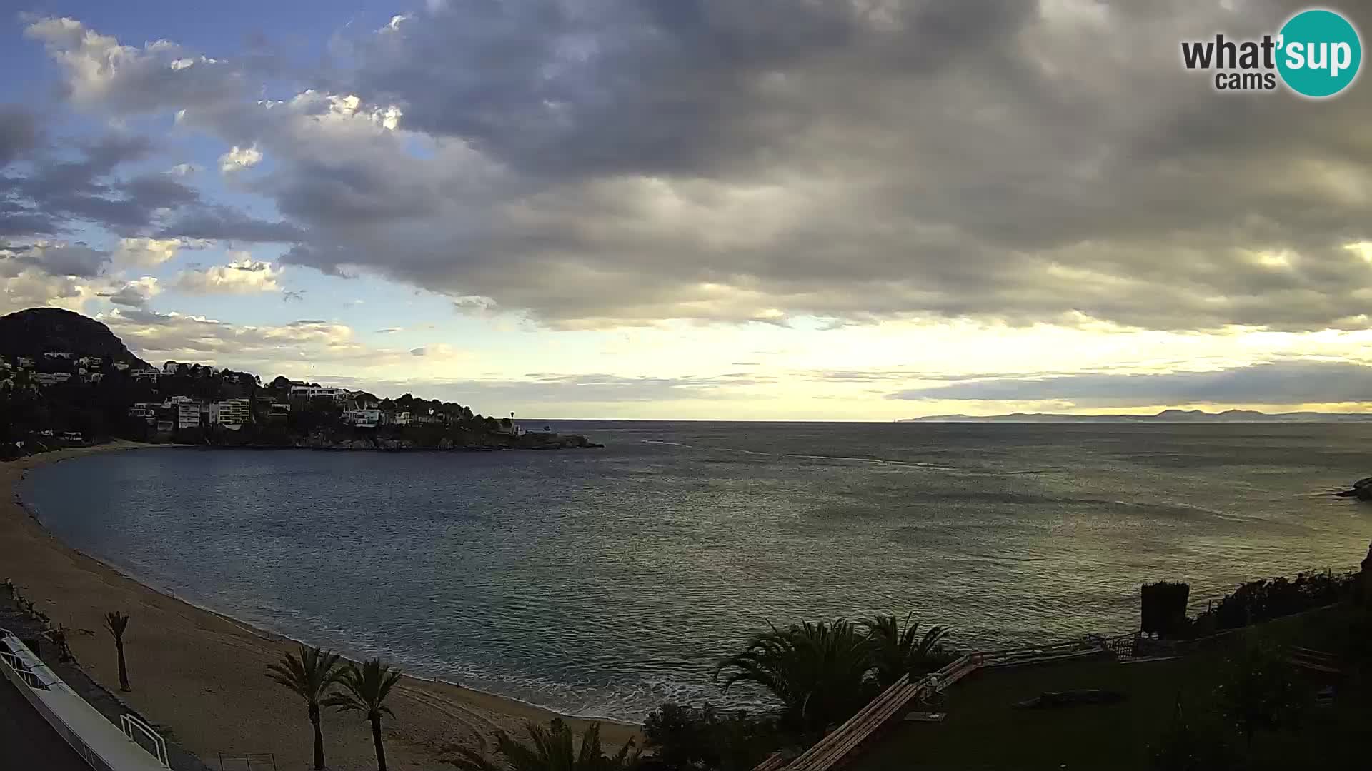 Plaža de l’Almadrava Spletna kamera Roses – Costa Brava – Španija