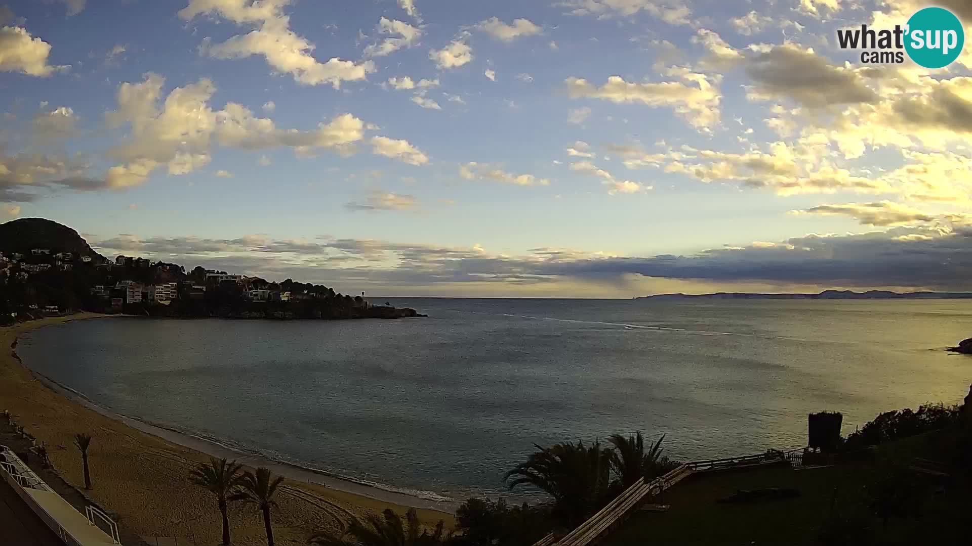 Platja de l’Almadrava Strand Webcam Roses – Costa Brava – Spanien